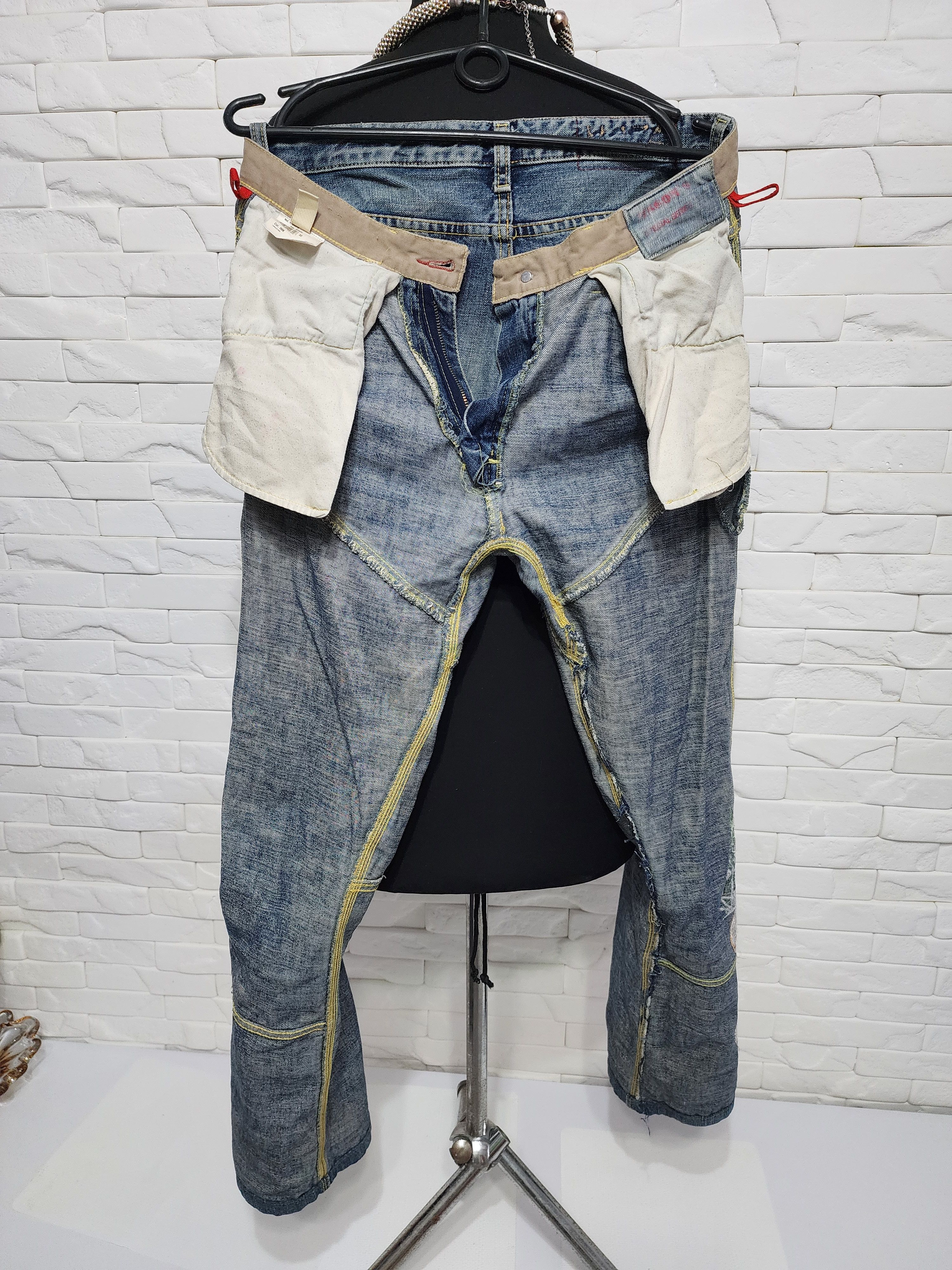Denim & Co. × Mason's Stylish women's denim pants. Size 32" / US 10 / IT 46 - 8 Thumbnail