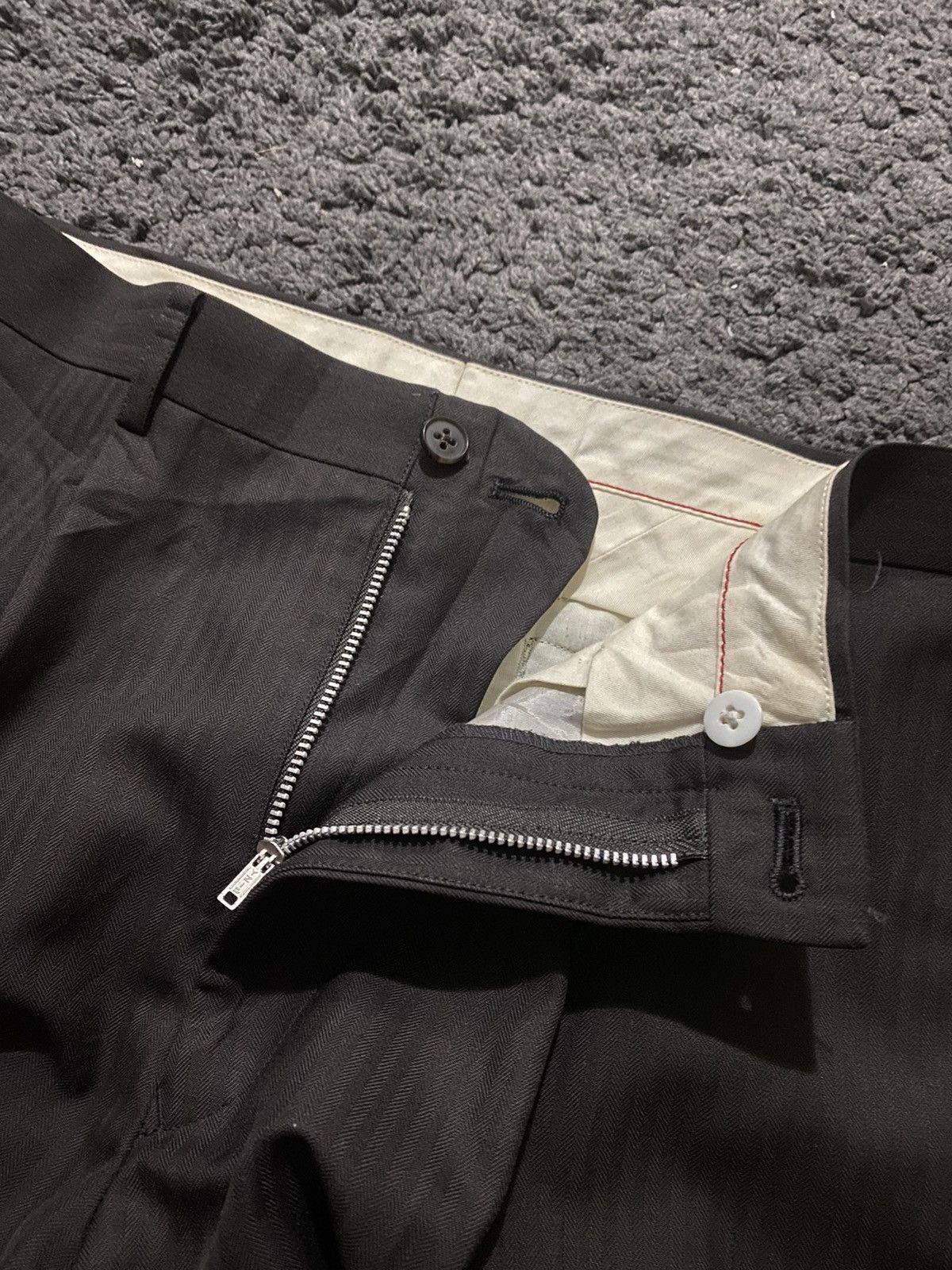 Japanese Brand × Takeo Kikuchi × Vintage Vintage Takeo Kikuchi Slack Pants Black Size US 30 / EU 46 - 8 Thumbnail