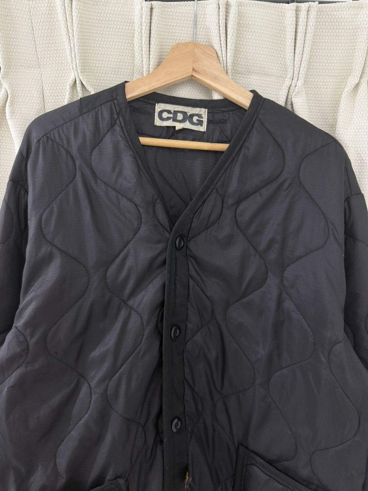 Alpha Industries × CDG by Comme des Garcons Comme Des Garcons CDG Alpha Industries Liner Quilted Jacket Size US XL / EU 56 / 4 - 4 Thumbnail