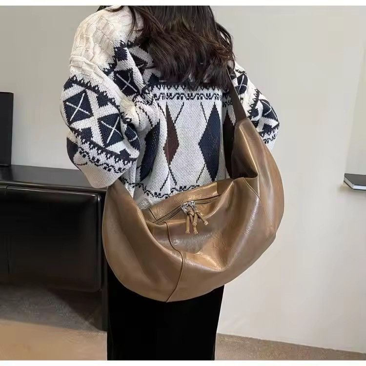 Japanese Brand Causal Large Capacity PU Soft Leather Bag Size ONE SIZE - 2 Thumbnail