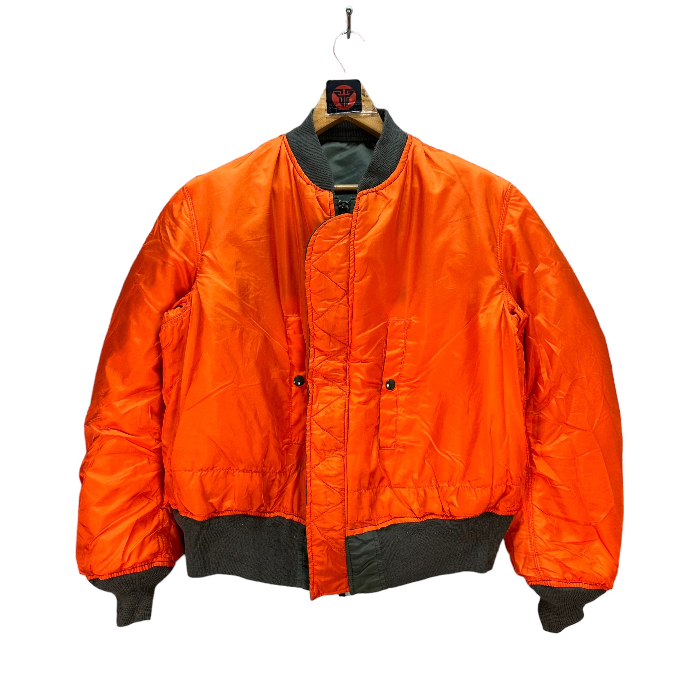 Alpha Industries Vintage ALPHA INDUSTRIES USAF MA1 BOMBER JACKET #7683-164 Size US L / EU 52-54 / 3 - 13 Thumbnail