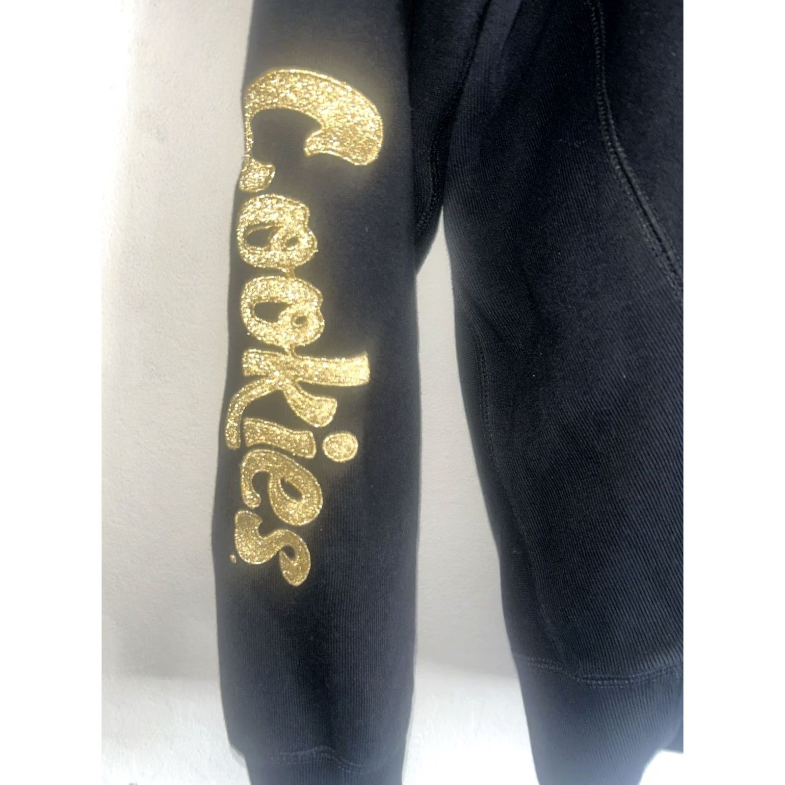Logo 7 Cookies SF Hoodie Mens Large Black Spellout Embroidered Logo Hip Hop Pullover Size US L / EU 52-54 / 3 - 5 Thumbnail