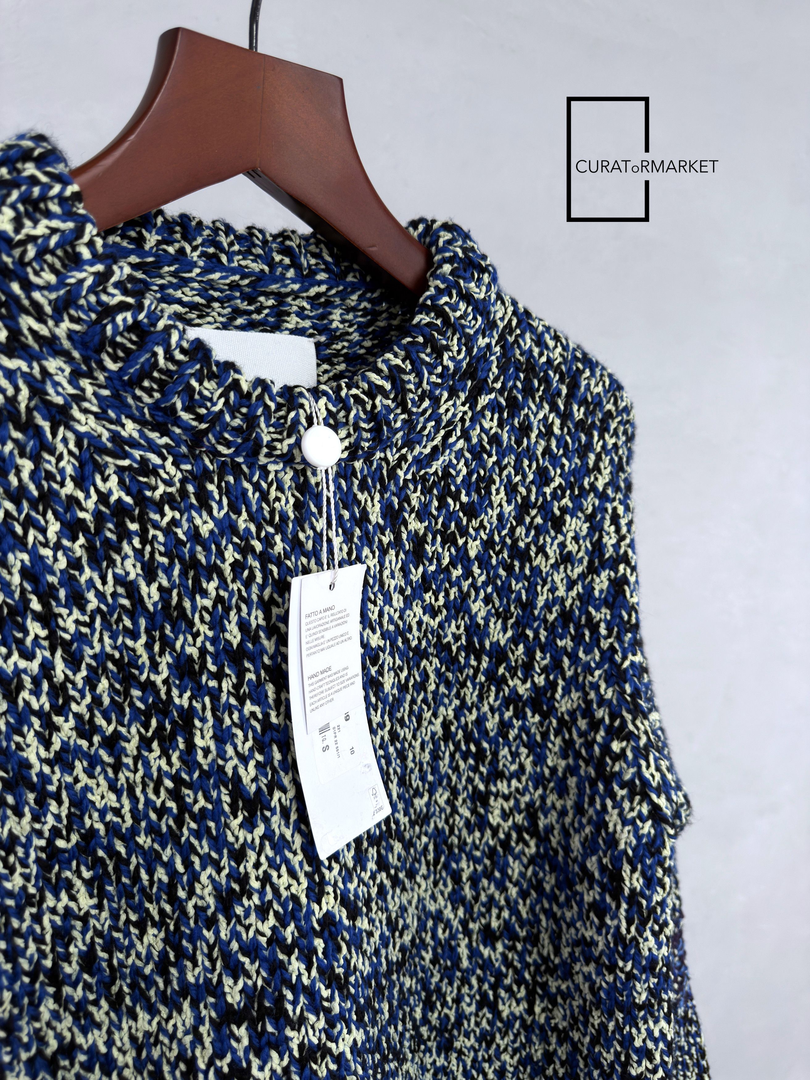 Maison Margiela Handmade Wool Mouline Knit Stitch Embroidered Sweater SS22 Size US S / EU 44-46 / 1 - 4 Thumbnail