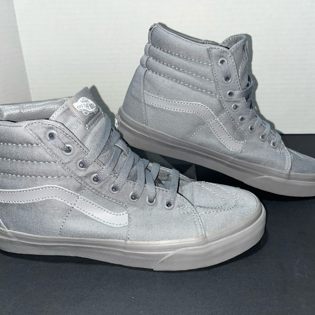 Vans Vans SK8-Hi Top Triple Gray Casual Skate Shoes Sneakers Size US 9 / IT 39 - 1 Thumbnail