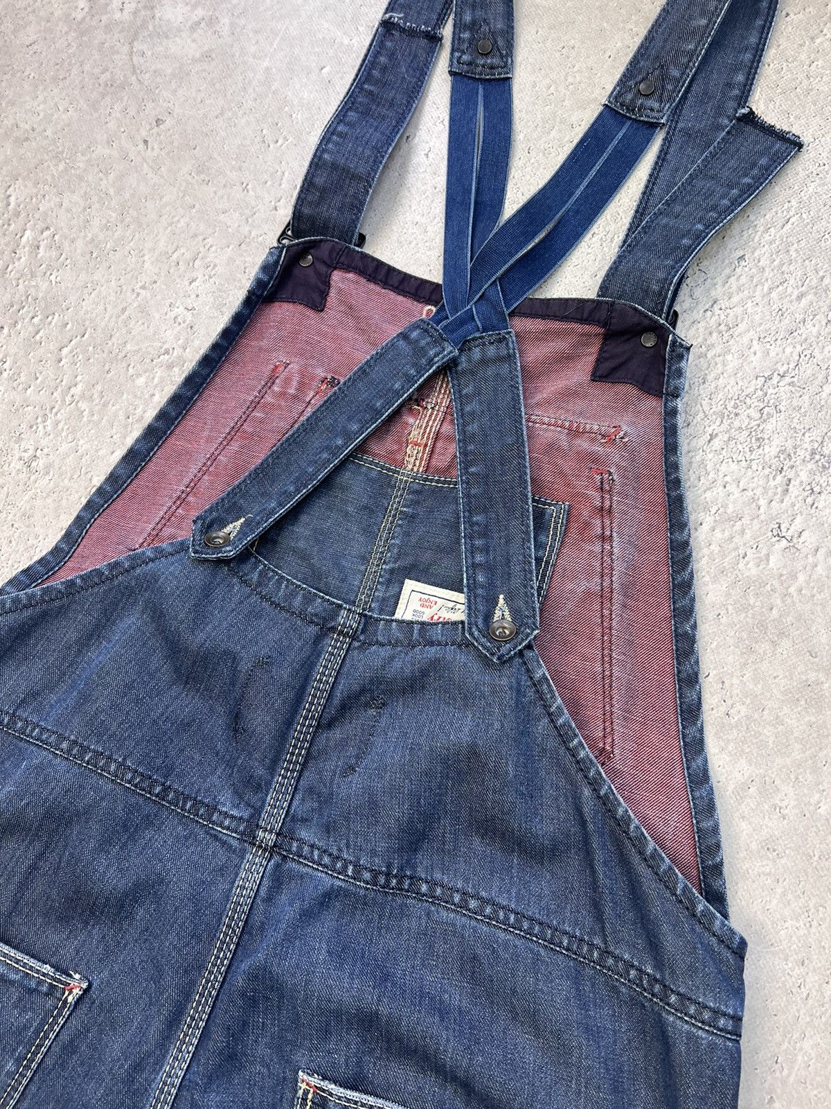 Diesel × Japanese Brand VINTAGE Y2K OVERALL DIESEL DISTRESSED HYPE Size US 32 / EU 48 - 18 Thumbnail