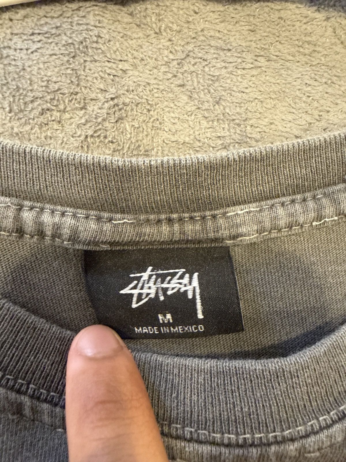 Stussy Grey Stussy world tour t-shirt Size US S / EU 44-46 / 1 - 4 Thumbnail