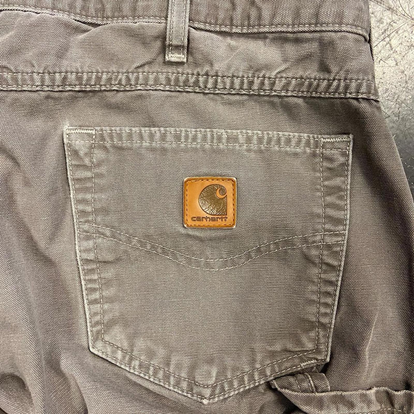 Carhartt Grey Carhartt Loose Fit Work Pants Size US 38 / EU 54 - 2 Thumbnail