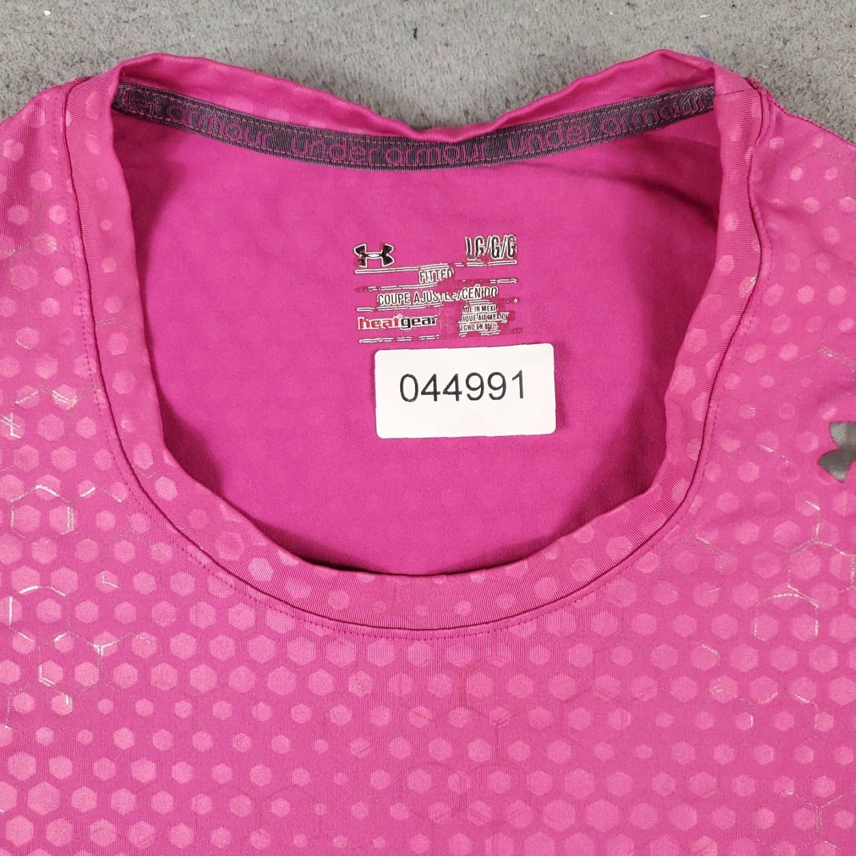Under Armour Under Armour Women's Active T-Shirt Large Pink Short Sleeve Crew Neck Size L / US 10 / IT 46 - 3 Thumbnail