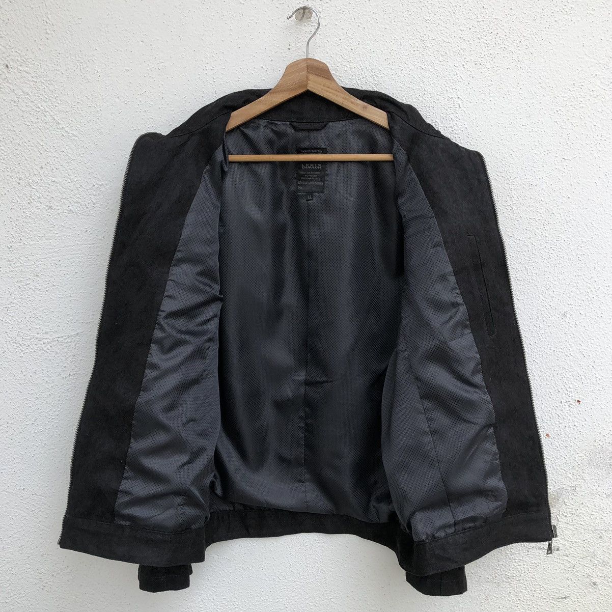 Japanese Brand Louis Chavlon Black Faux Suede Jacket Size US M / EU 48-50 / 2 - 7 Thumbnail