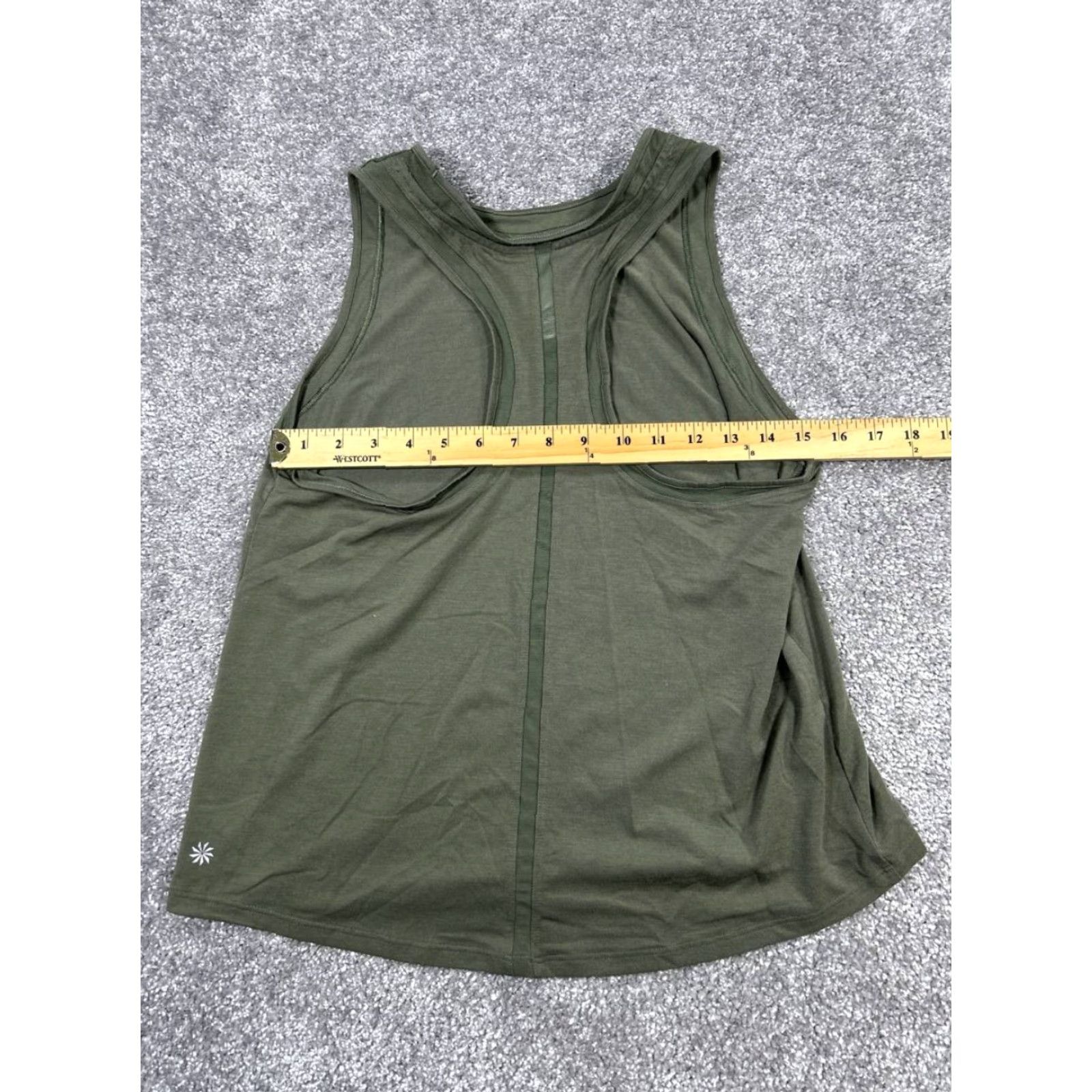 Athleta VINTAGE Athleta Activewear Shirt Womens Small Green Sleeveless Running Pullover 90s Women's Size S / US 4 / IT 40 - 4 Thumbnail