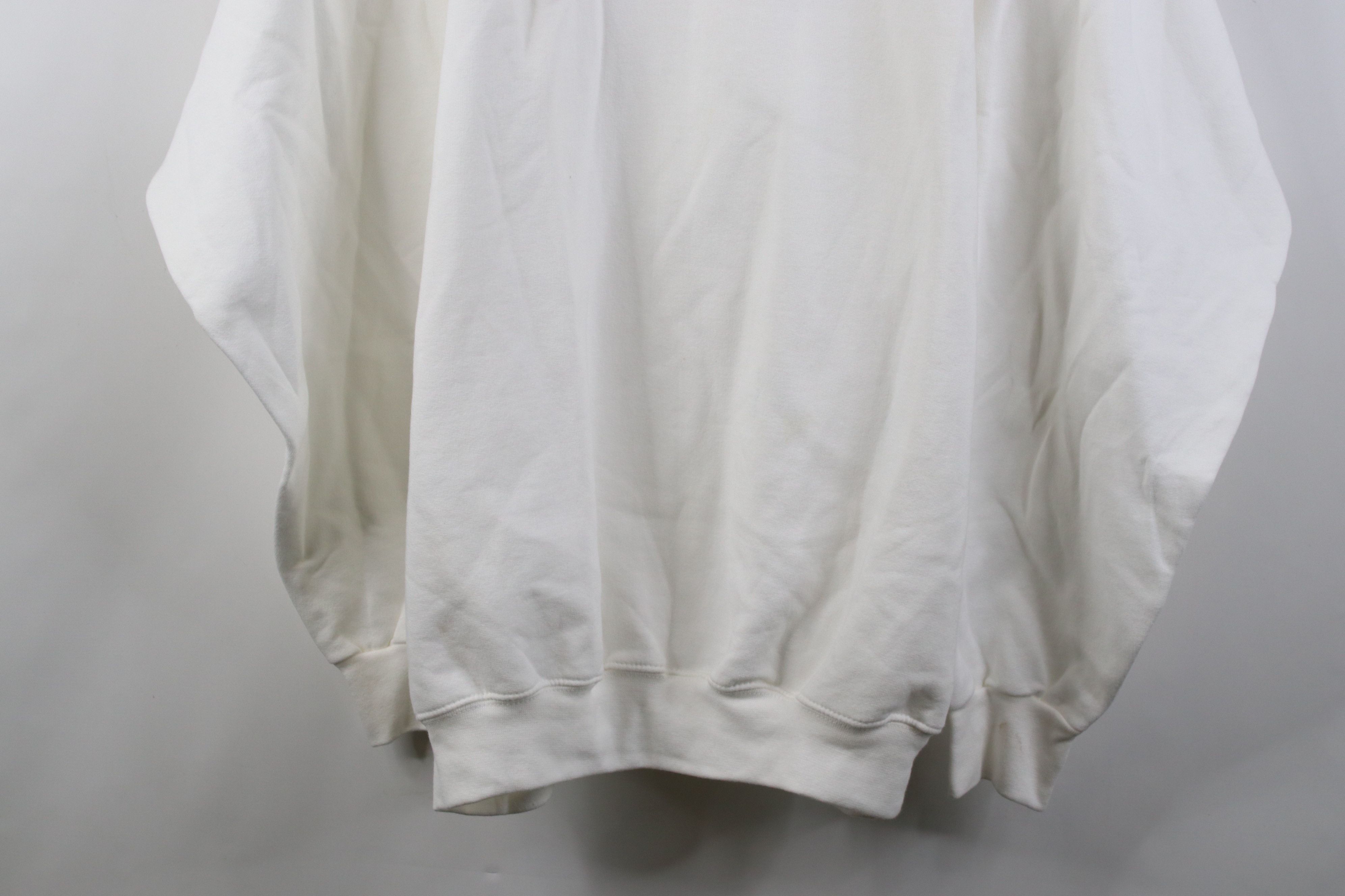 Vintage Vintage 90s Y2K Streetwear Crewneck Sweatshirt White Size US XXL / EU 58 / 5 - 3 Thumbnail