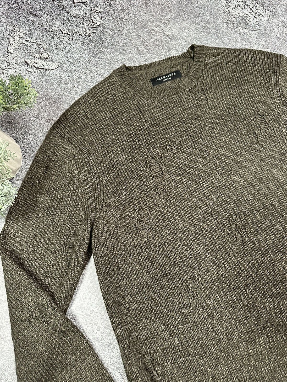 Allsaints AllSaints distressed style sweater Size US M / EU 48-50 / 2 - 7 Thumbnail