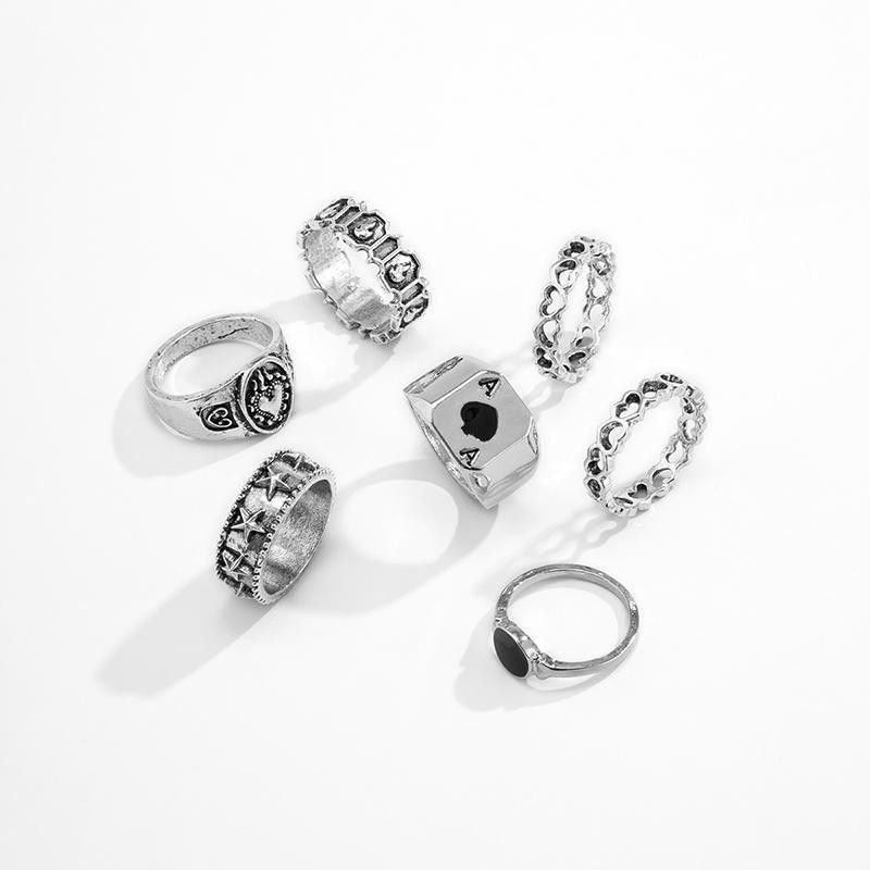 Jewelry Rare Jewelry Rings Open Size Chrome Ring (Size 7-13) Size ONE SIZE - 4 Thumbnail