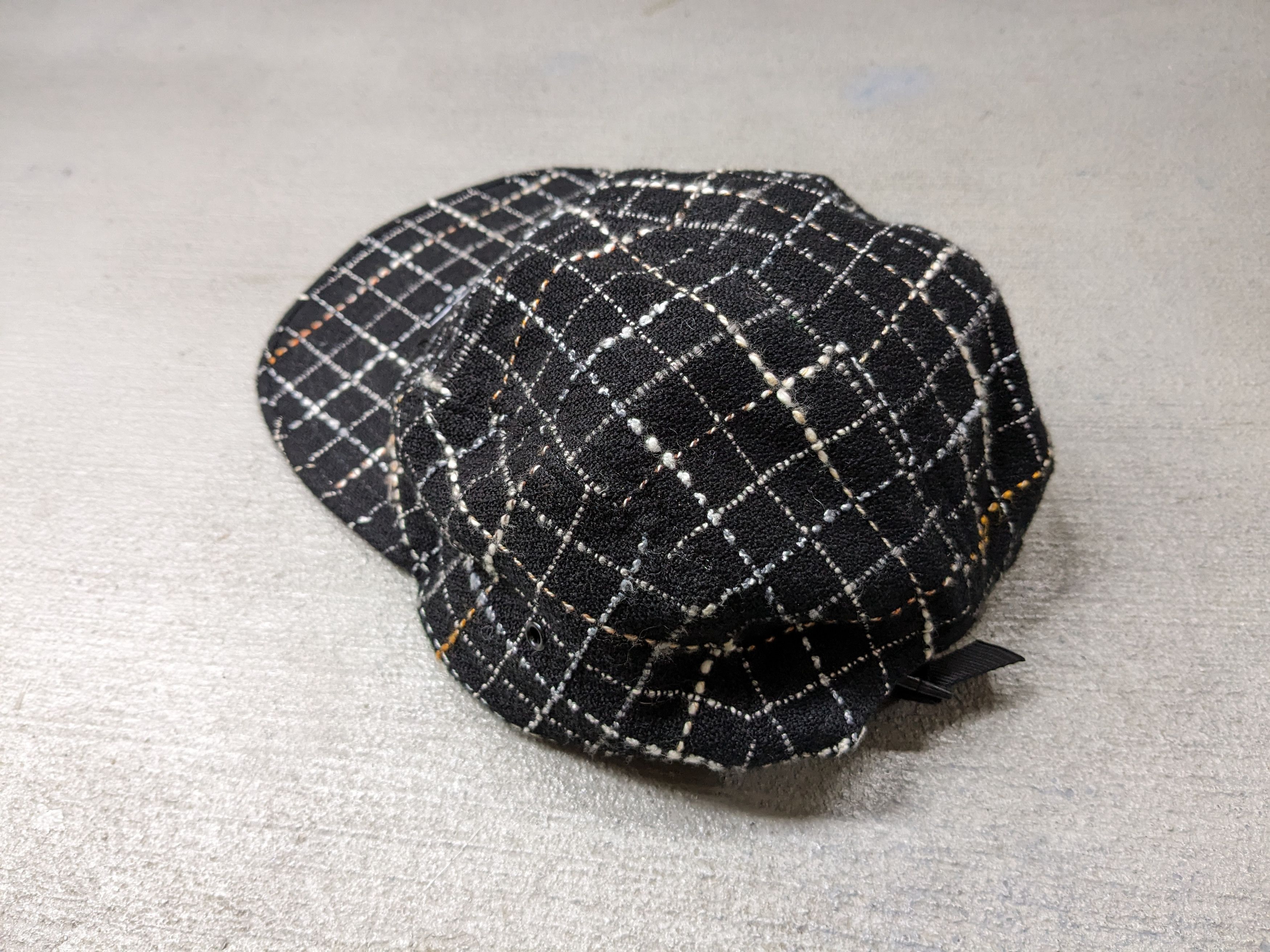 Supreme Supreme Boucle Camp Cap Black White Grid FW18 BOGO Size ONE SIZE - 9 Thumbnail