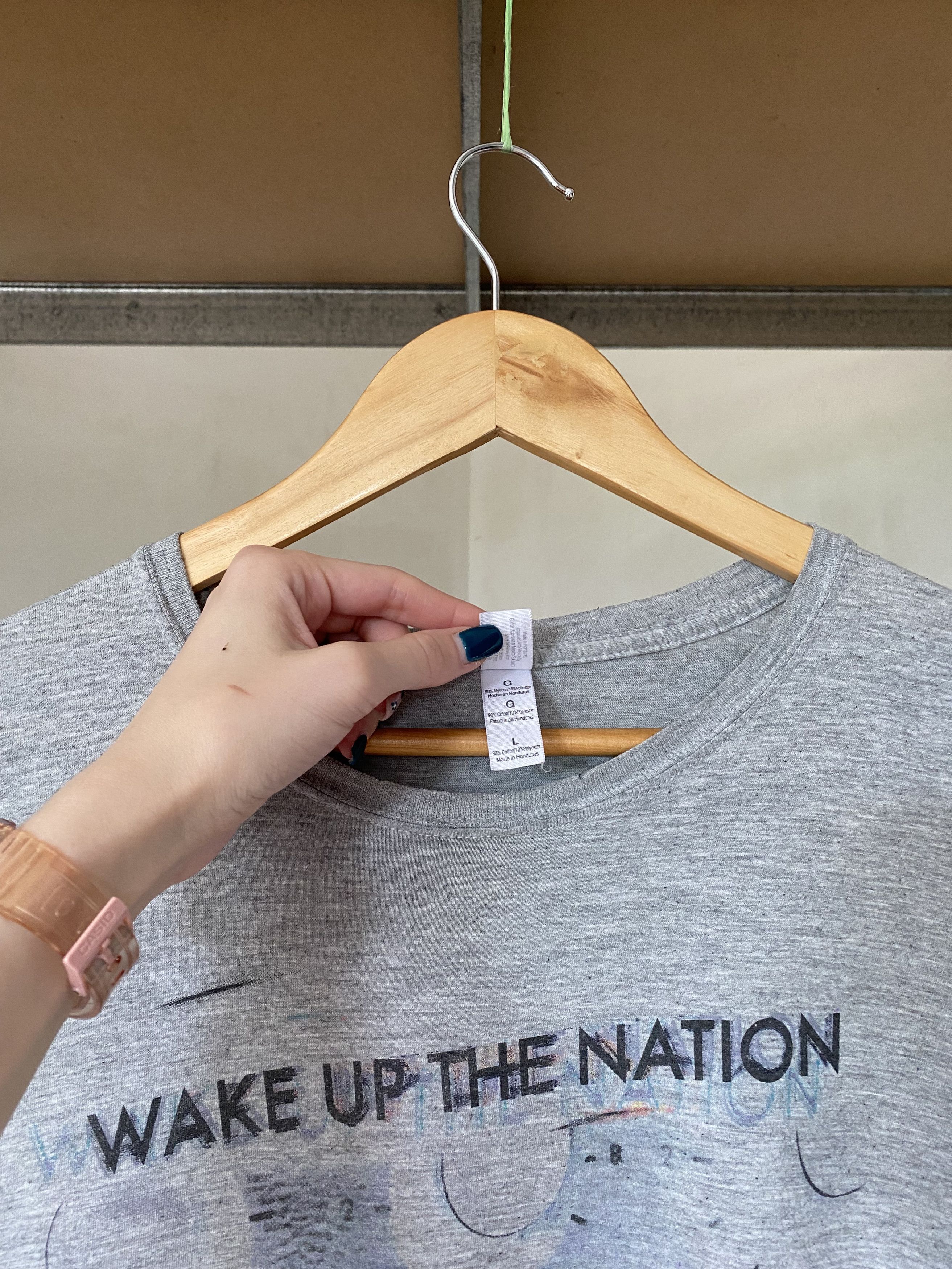 Band Tees Paul Weller Vintage 2000s Wake Up The Nation White T-shirt Size US L / EU 52-54 / 3 - 6 Thumbnail