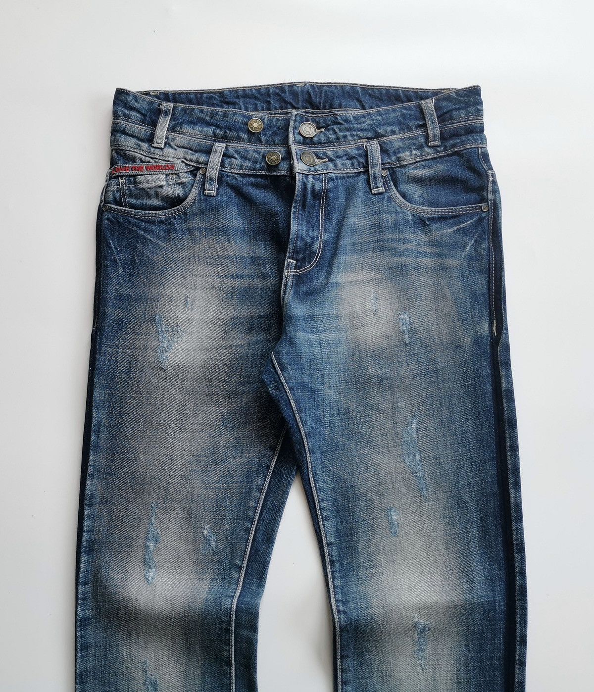 Japanese Brand Desigual Double Waist Jeans Size US 32 / EU 48 - 1 Thumbnail
