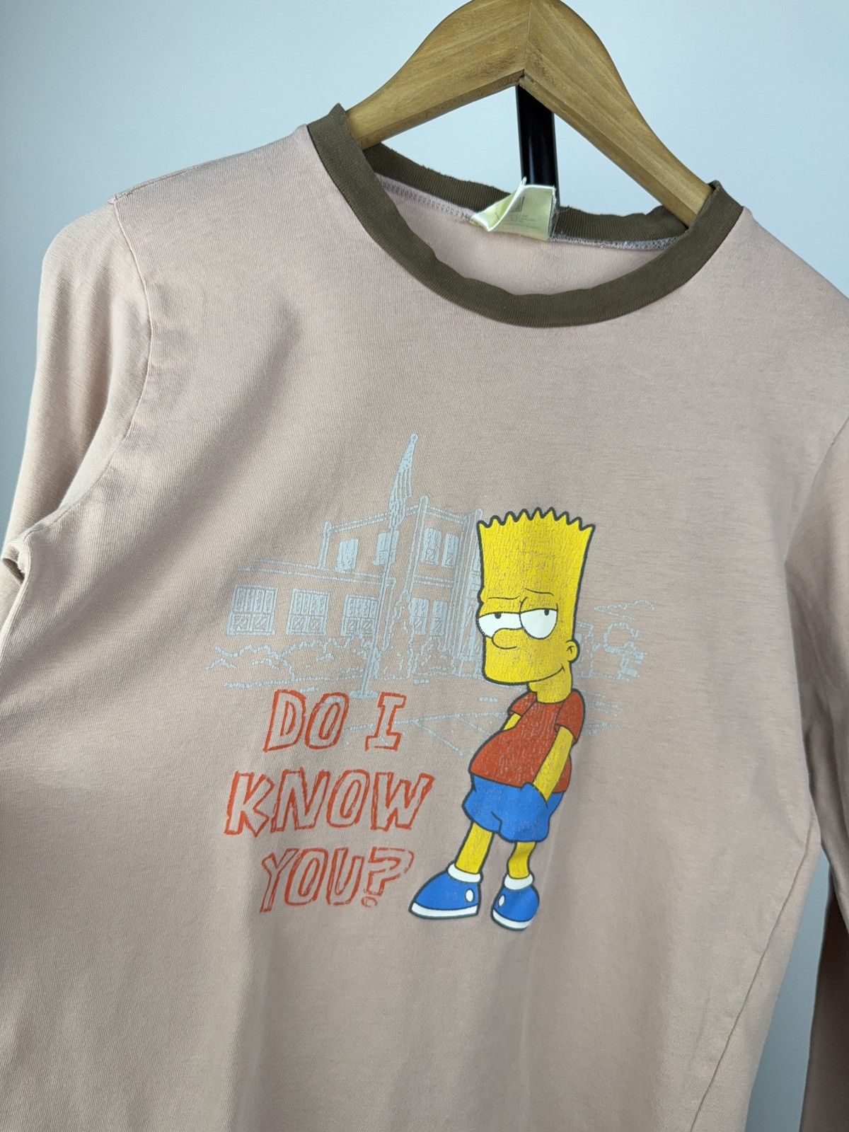 The Simpsons Vintage Simpsons Bart Long Sleeve Tee “Do I Know You?” Y2K Size US XS / EU 42 / 0 - 9 Thumbnail