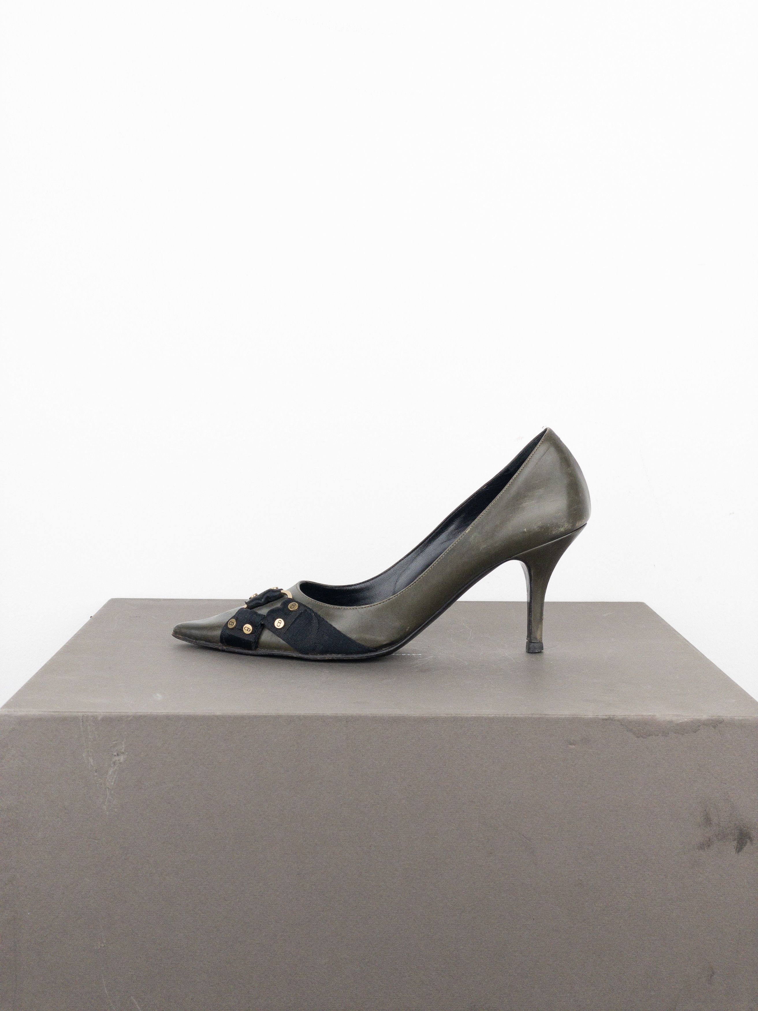 Dior Dior by Galliano AW04 Parachute Bondage Pump Heels Size US 7.5 / IT 37.5 - 3 Thumbnail