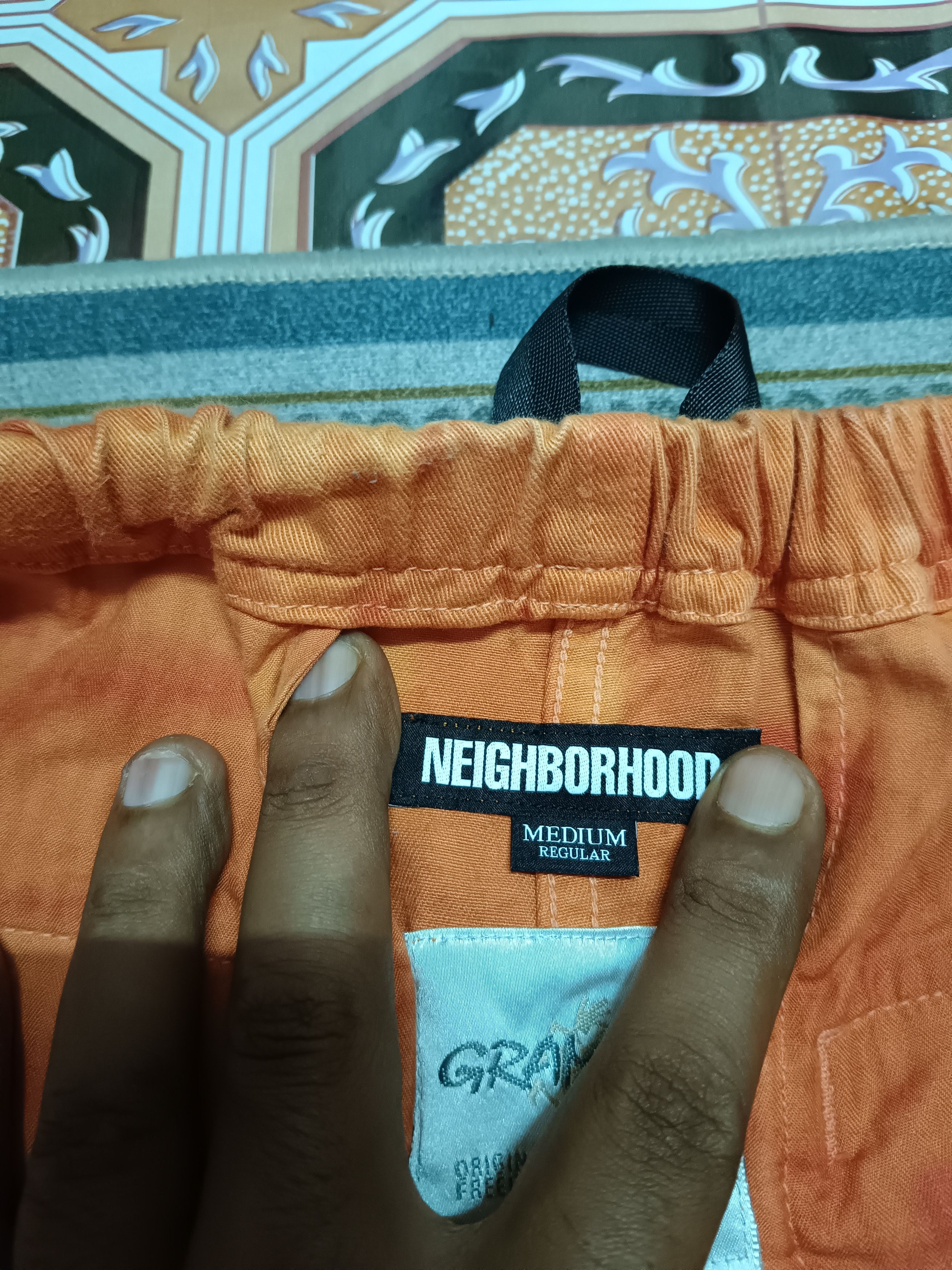 Neighborhood Gramicci Orange Tie-Dye Short Size US 34 / EU 50 - 24 Thumbnail