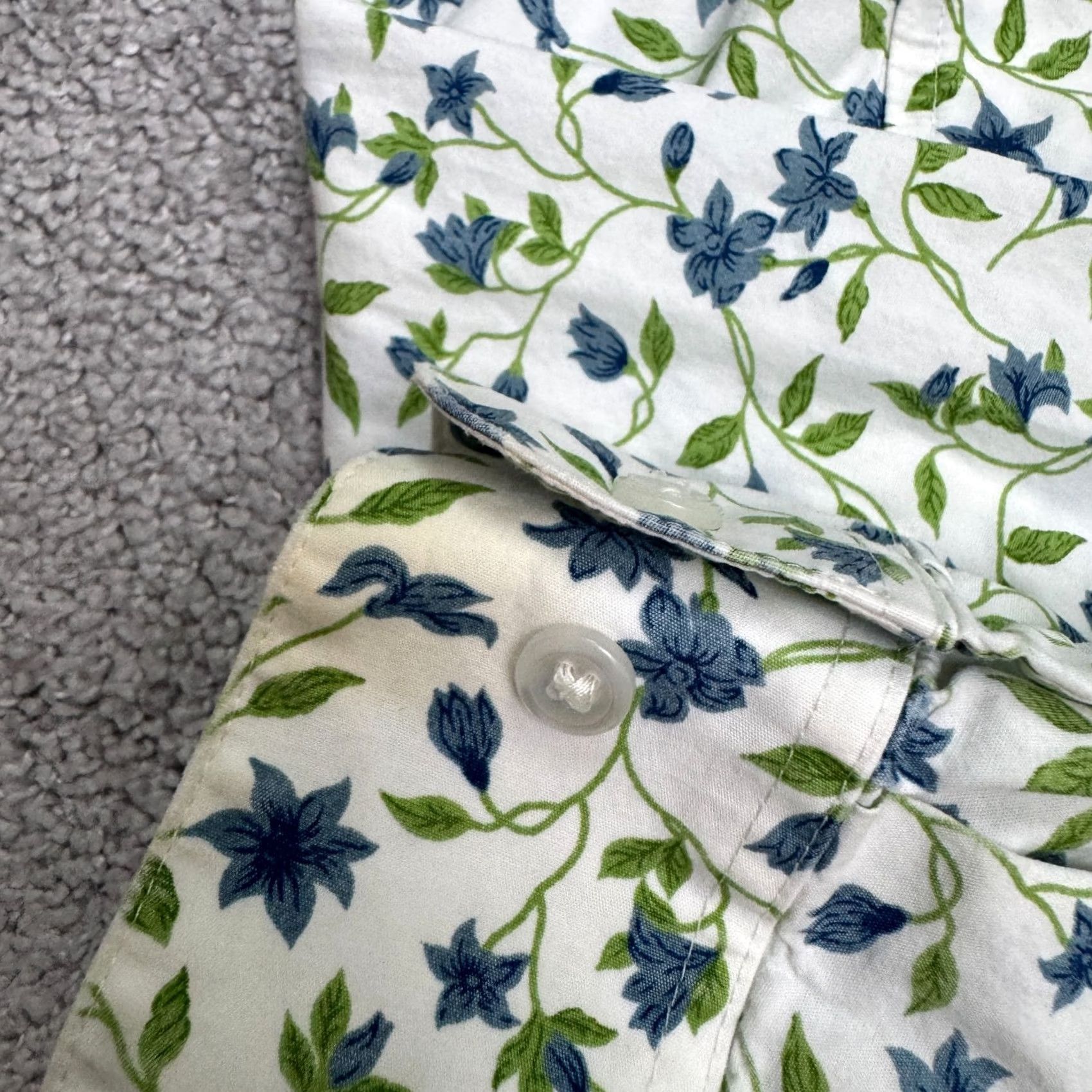 Orvis Orvis Shirt Women 18 Plus Cotton Floral Wrinkle Free Button Down Long Sleeve Top Size XXL / US 16-18 / IT 52-54 - 4 Thumbnail