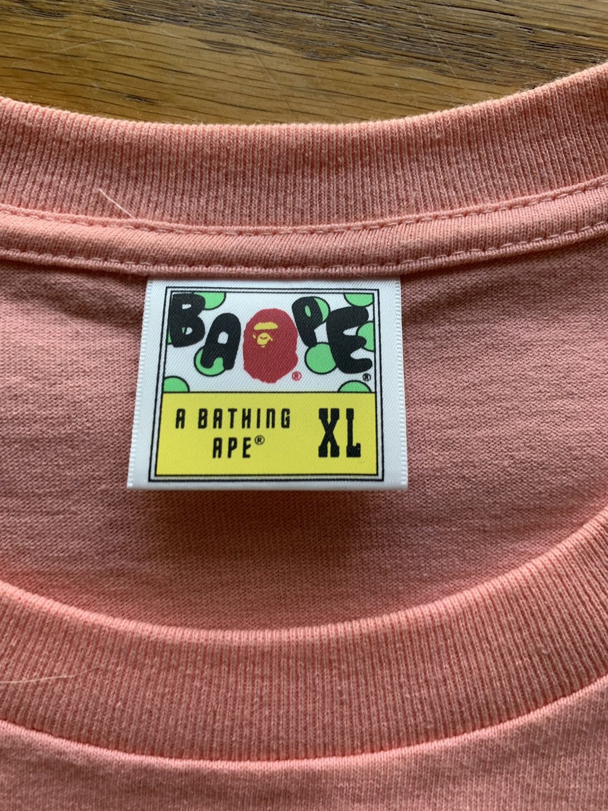 Bape Bape Pink Tee Size US XL / EU 56 / 4 - 2 Thumbnail
