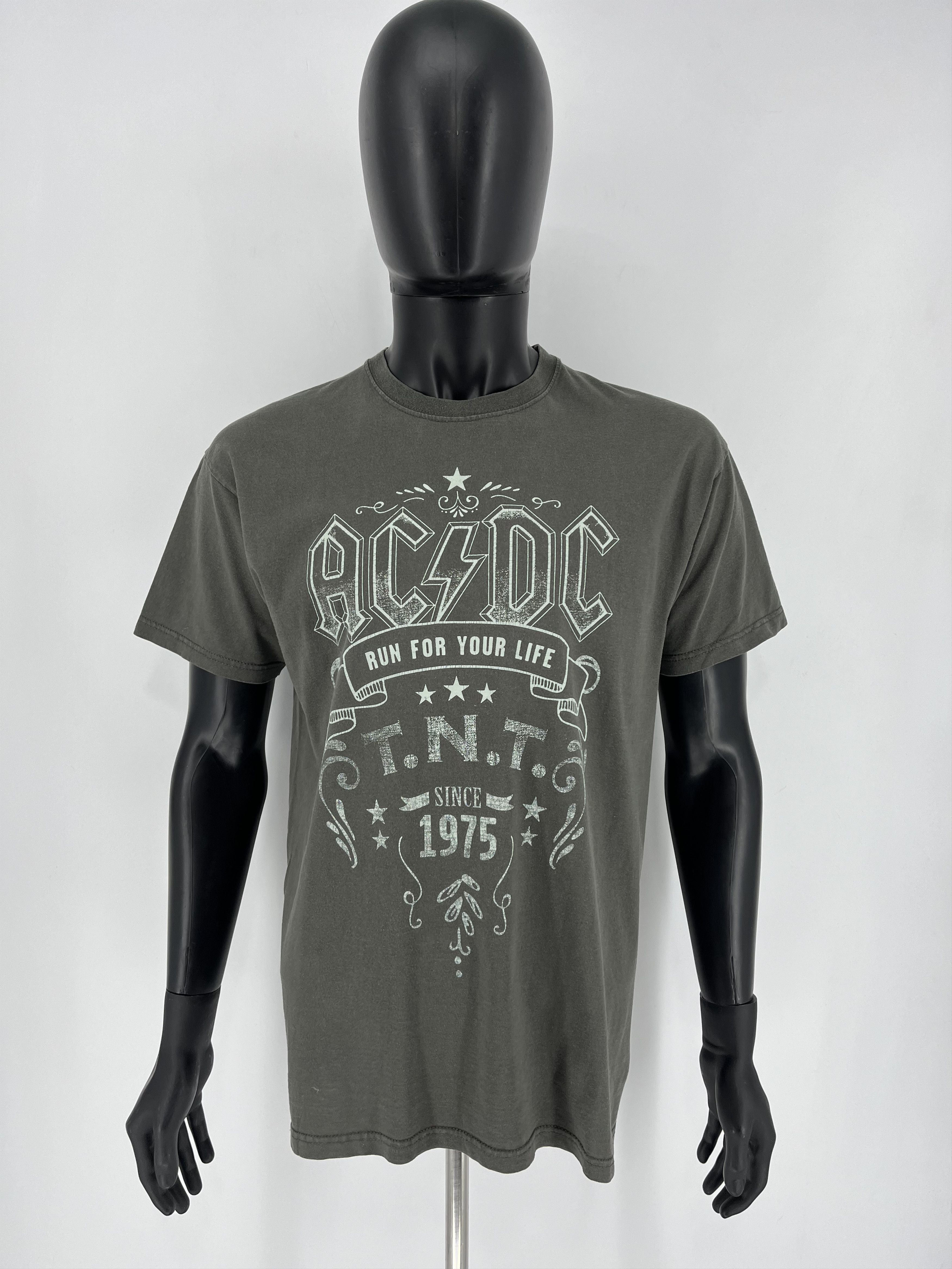 AC/DC × Band Tees Vintage ACDC Rock OF Bust T-Shirt Like Metallica Slayer Size US L / EU 52-54 / 3 - 3 Thumbnail
