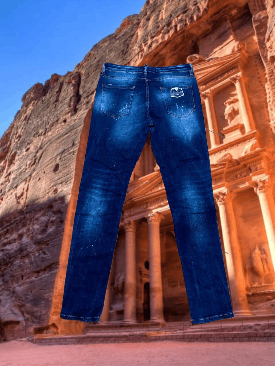 Dsquared2 DSQUARED2 Distressed Jeans vintage crazy Y2K made in Italy Size US 32 / EU 48 - 1 Thumbnail