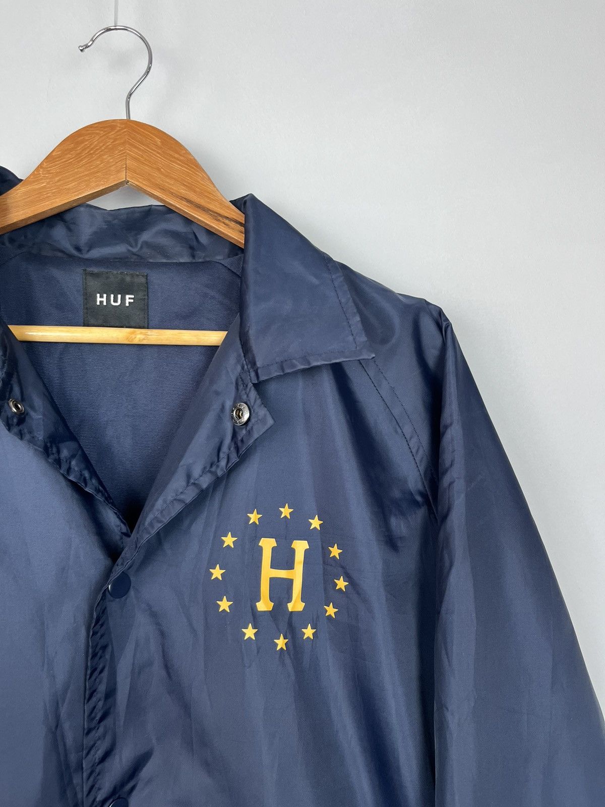 Huf Huf Streetwear Skateboard Coach Nylon Jacket Size US L / EU 52-54 / 3 - 3 Thumbnail