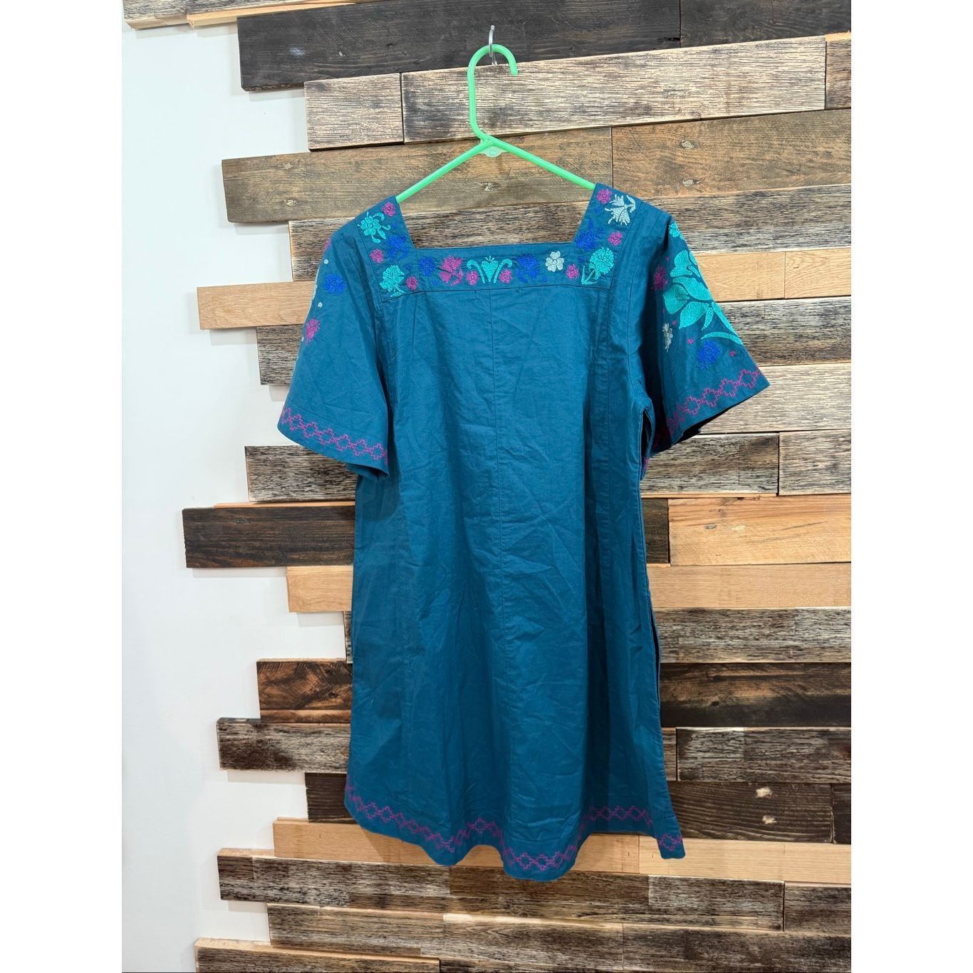 Guru Gudrun Sjoden embroidered tunic mini dress pockets size Smal Size S / US 4 / IT 40 - 2 Thumbnail