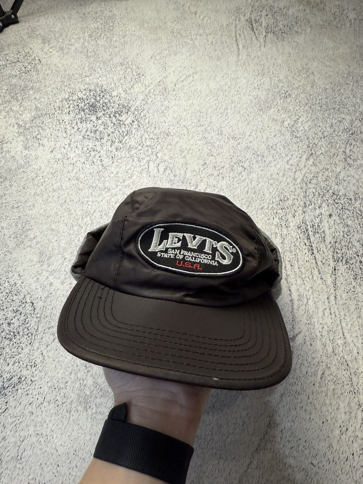 Levi's Vintage Levi's Made in USA Ushanka Cap Y2K Hype American Size ONE SIZE - 7 Thumbnail