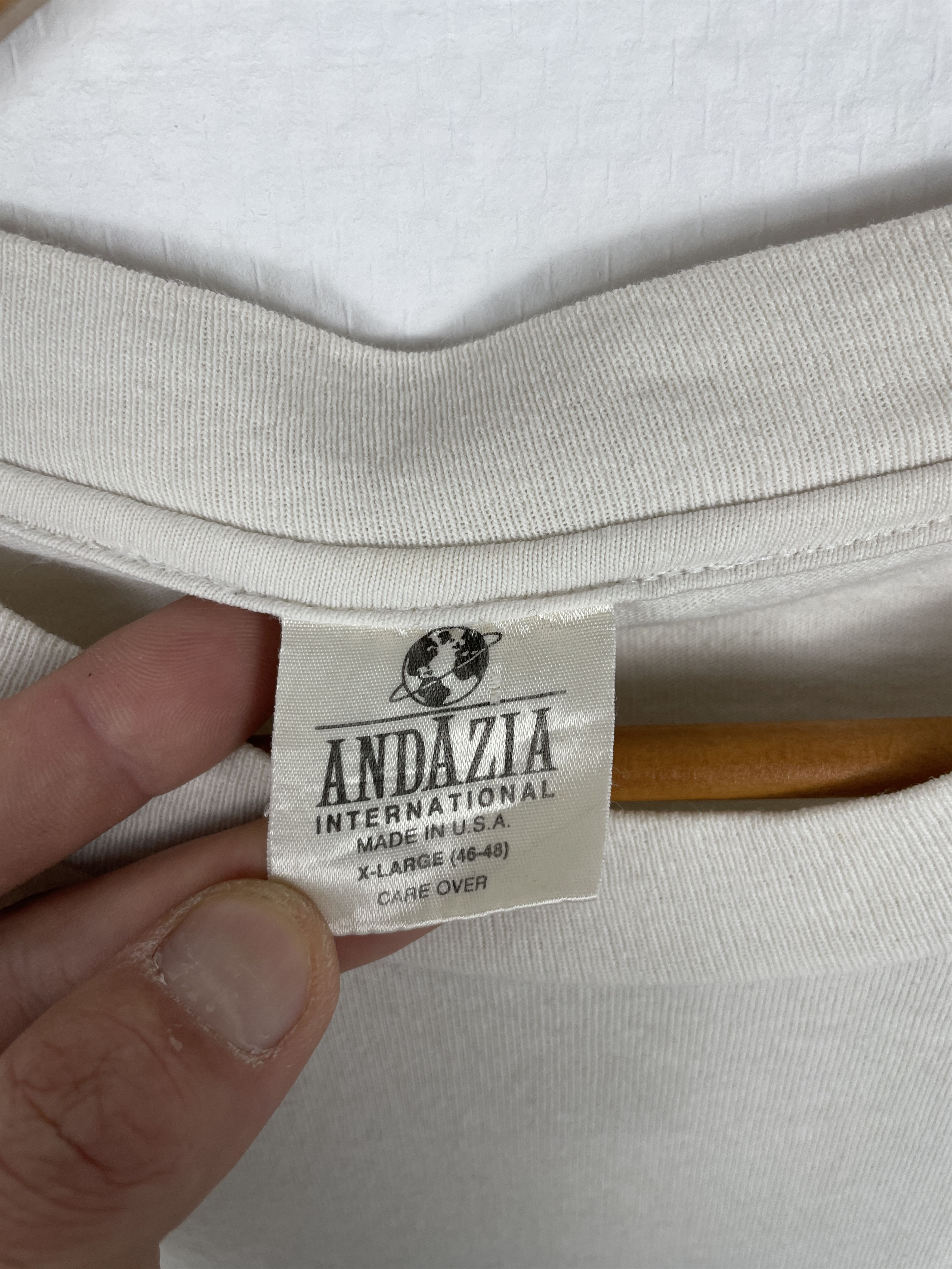 Vintage Rare 90’s ANDAZIA International Made in Usa West Point T-Shirt Tee Merch Size US XL / EU 56 / 4 - 2 Thumbnail