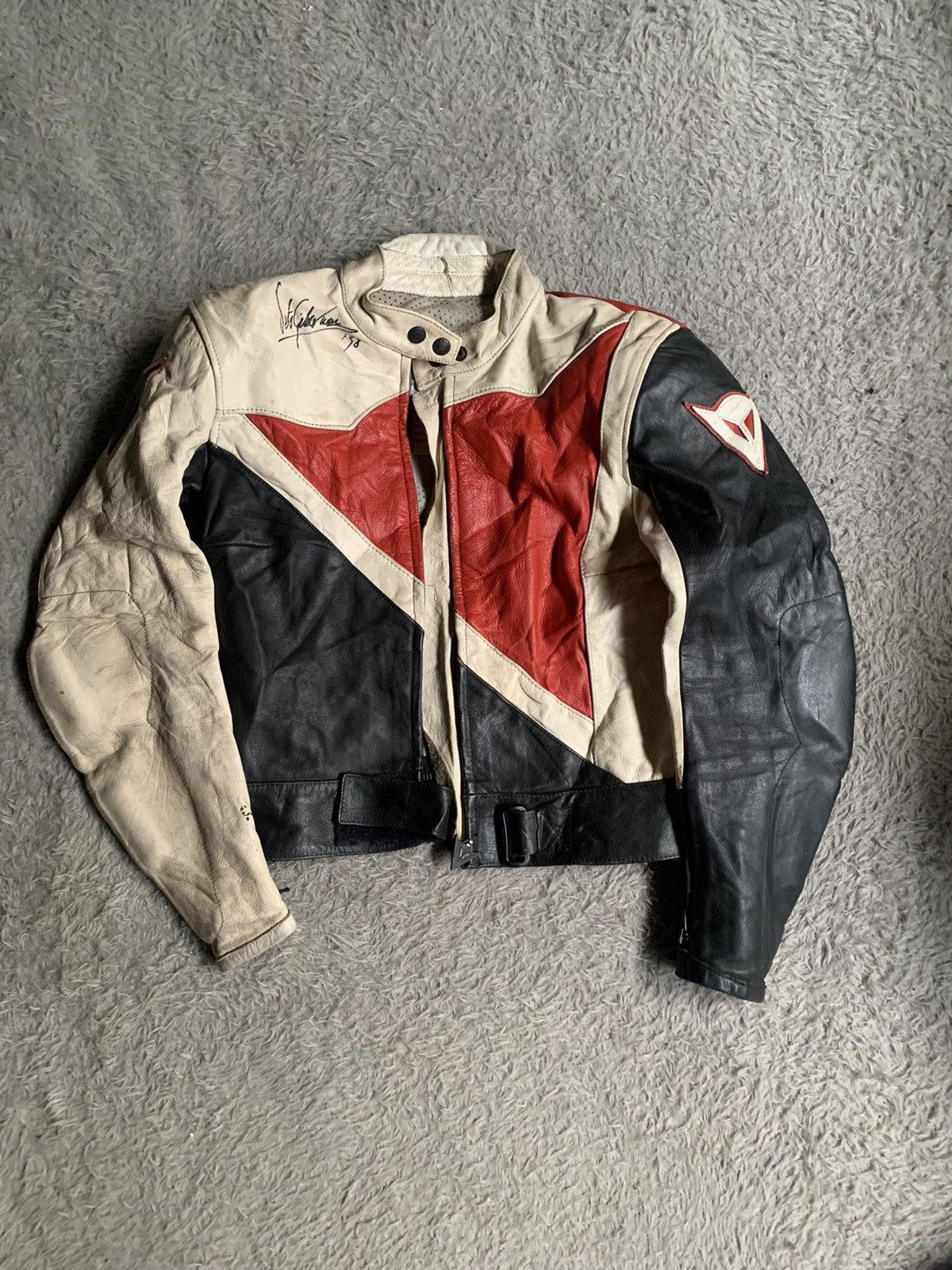 Gear for Sports Vintage 80s Dainese Leather Riding Jacket Motogp erd Size US S / EU 44-46 / 1 - 2 Thumbnail