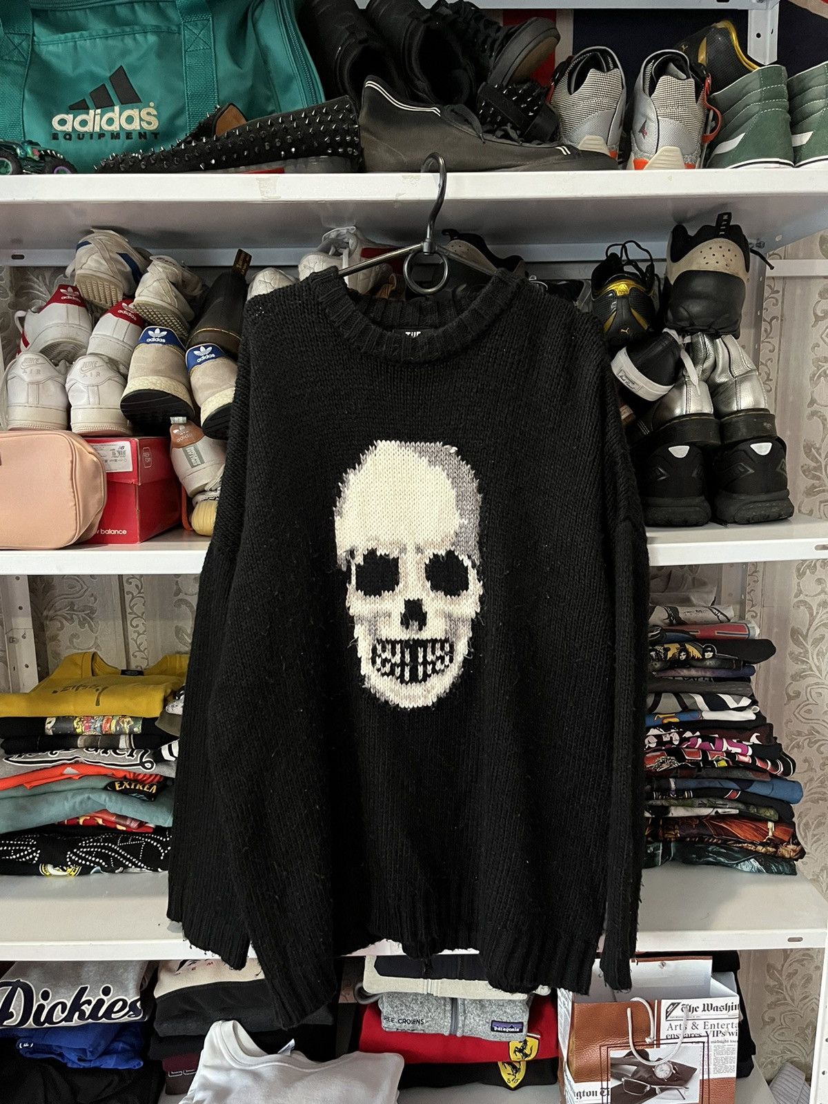 The Ragged Priest Y2K The Ragged Priest Skeleton Hype Sweater Knitted 90s Size US L / EU 52-54 / 3 - 1 Thumbnail