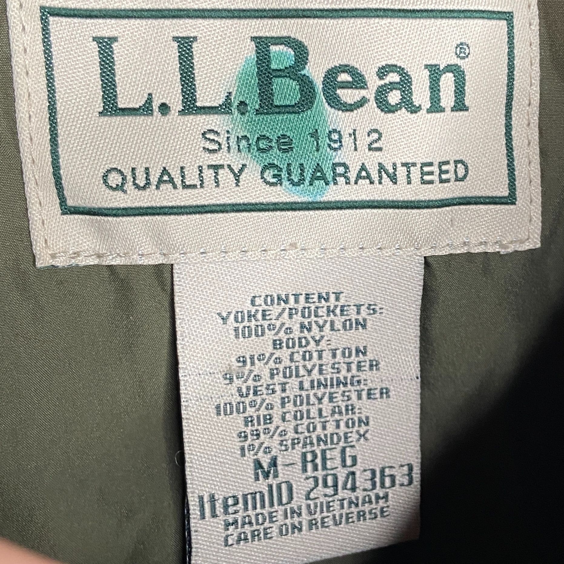 L.L. Bean Vintage 2000s Insulated Utility Cargo Pocket Nylon Vest Size US M / EU 48-50 / 2 - 3 Thumbnail