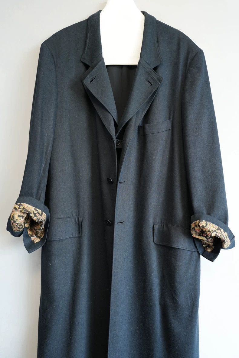 Yohji Yamamoto Yohji Yamamoto 23SS silk denim jacquard coat-2505 Size US M / EU 48-50 / 2 - 4 Thumbnail
