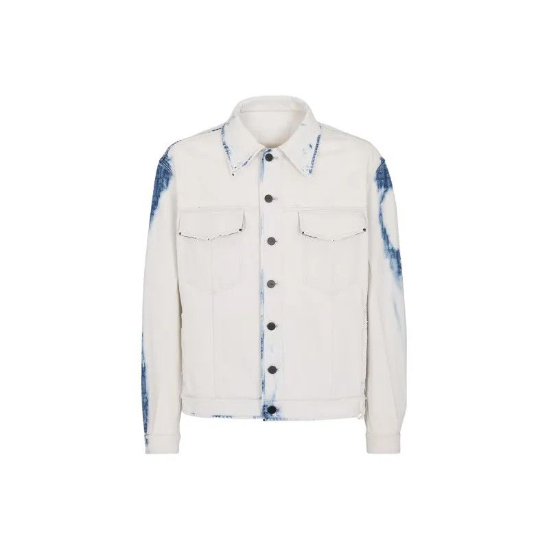 Fendi o1w1db10325 FW1027 Jacket in Blue & White Size US M / EU 48-50 / 2 - 1 Thumbnail