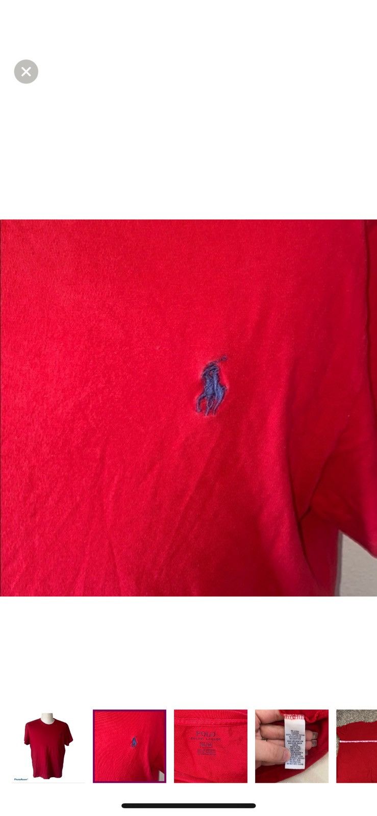 Polo Ralph Lauren Ralph Lauren polo medium red crewneck tee Size US M / EU 48-50 / 2 - 4 Thumbnail