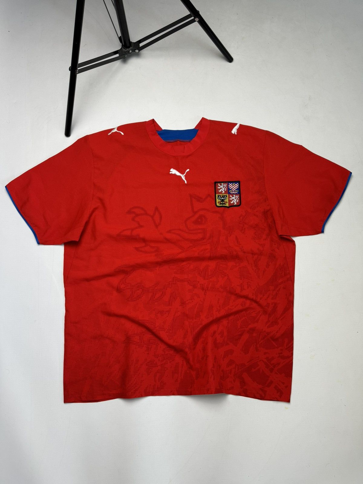 Puma × Vintage Rare vintage Czech Republic puma soccer jersey y2k Size US XL / EU 56 / 4 - 1 Thumbnail