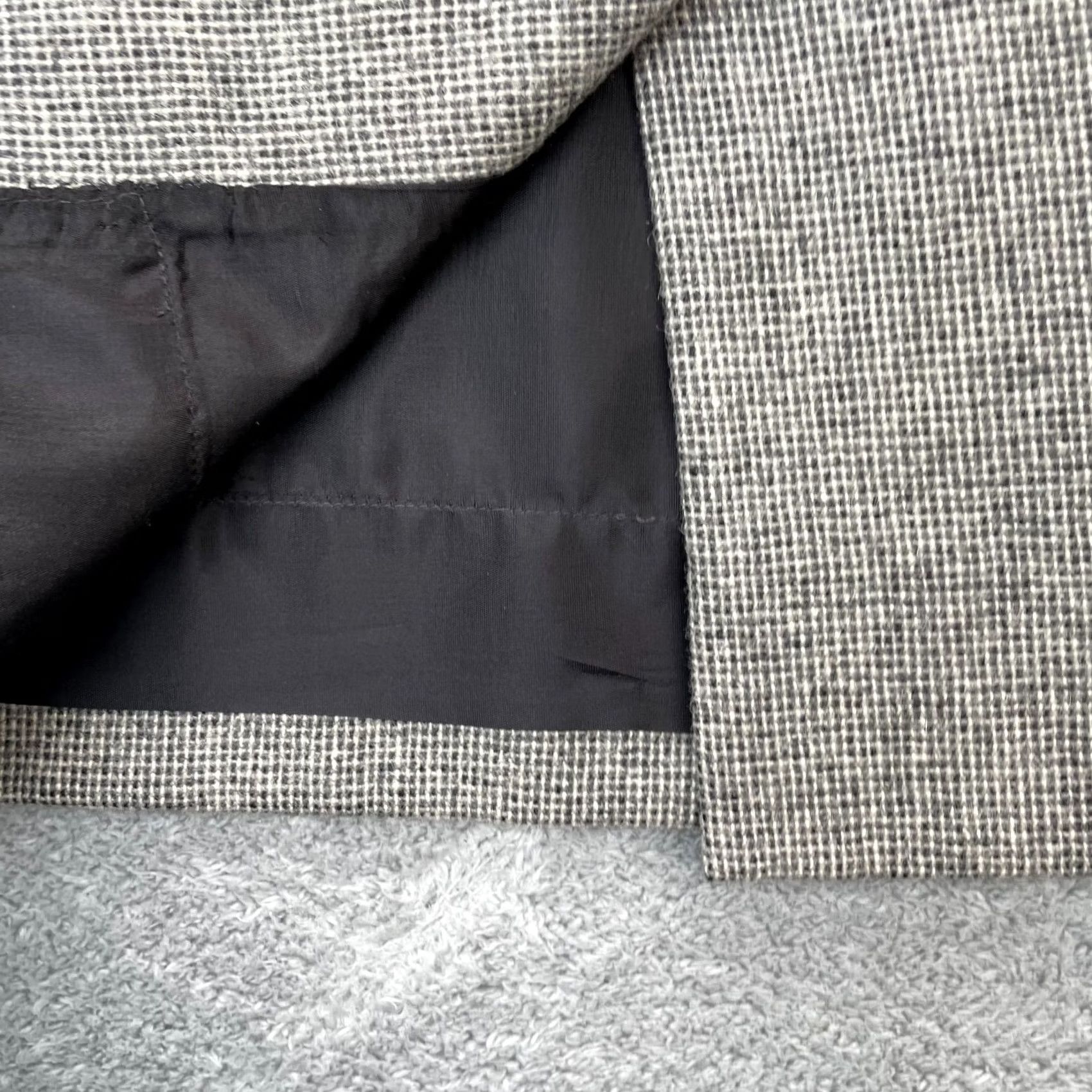Vintage VTG Academia Skirt Womens 2 Gray A Line Classic Slit I Magnin 70s Old Money Prep Mens Womens Girls Boys Size 26" / US 2 / IT 38 - 3 Thumbnail