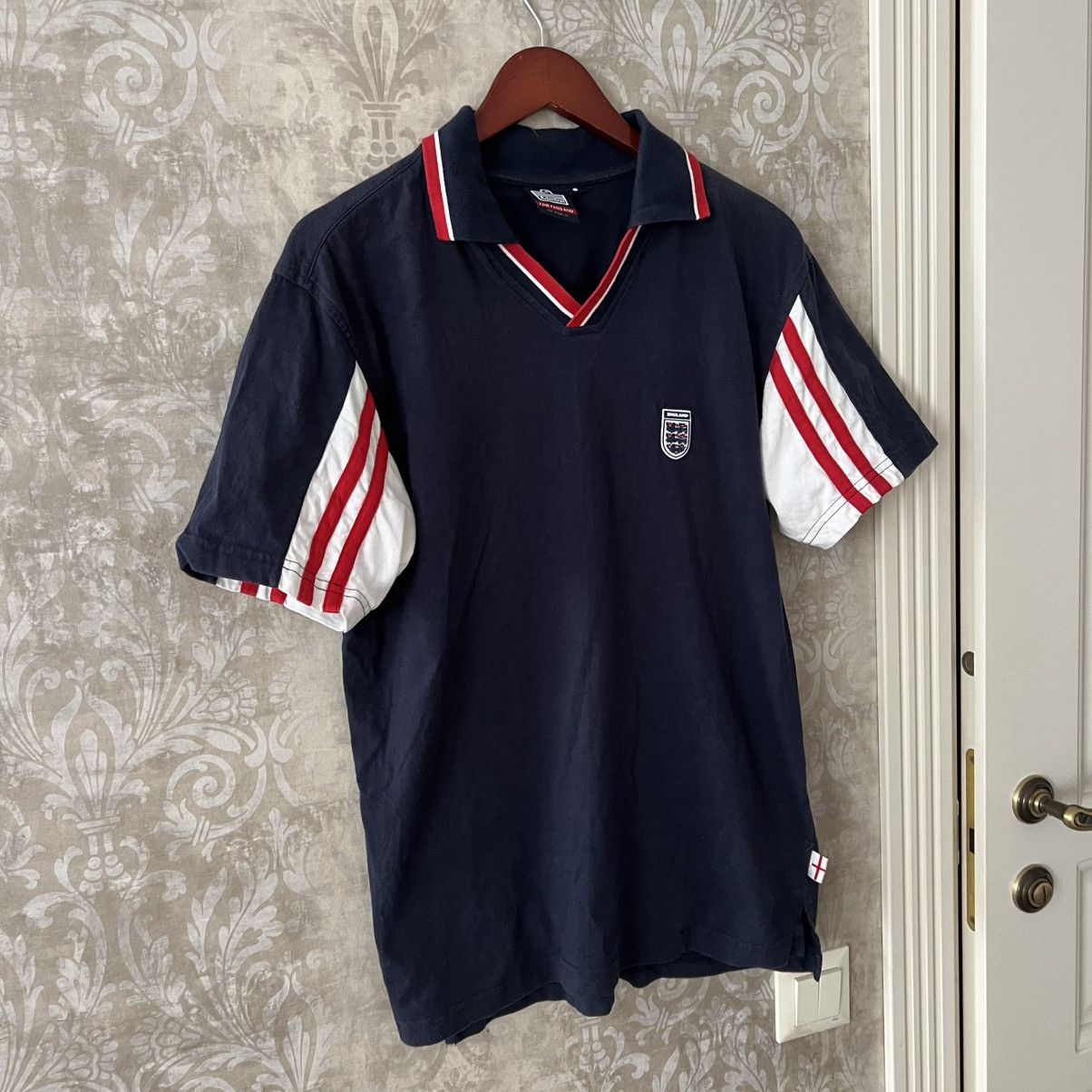 Vintage Vintage Admiral England Polo Shirt Football soccer Size US S / EU 44-46 / 1 - 4 Thumbnail