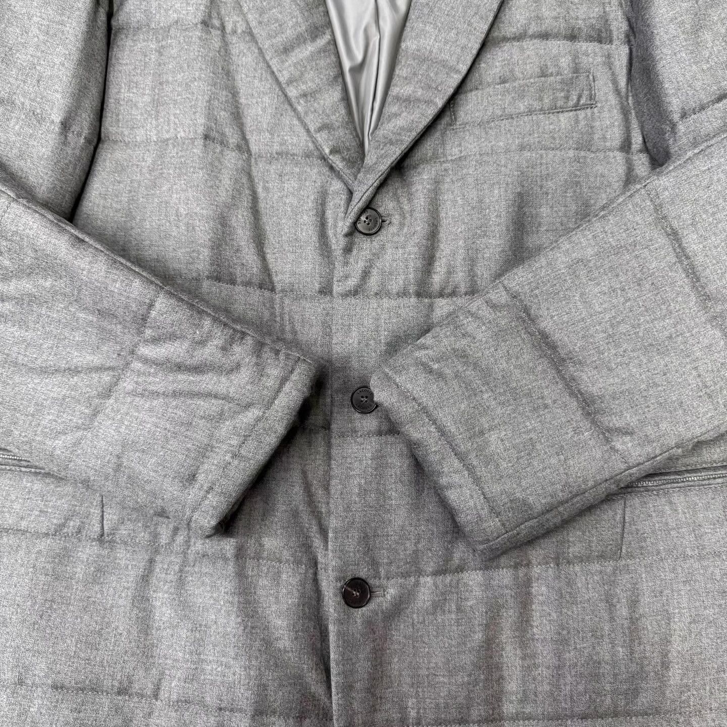 Lacoste Lacoste Grey Blazer Style Padded Coat Q10 Size 52R - 2 Thumbnail
