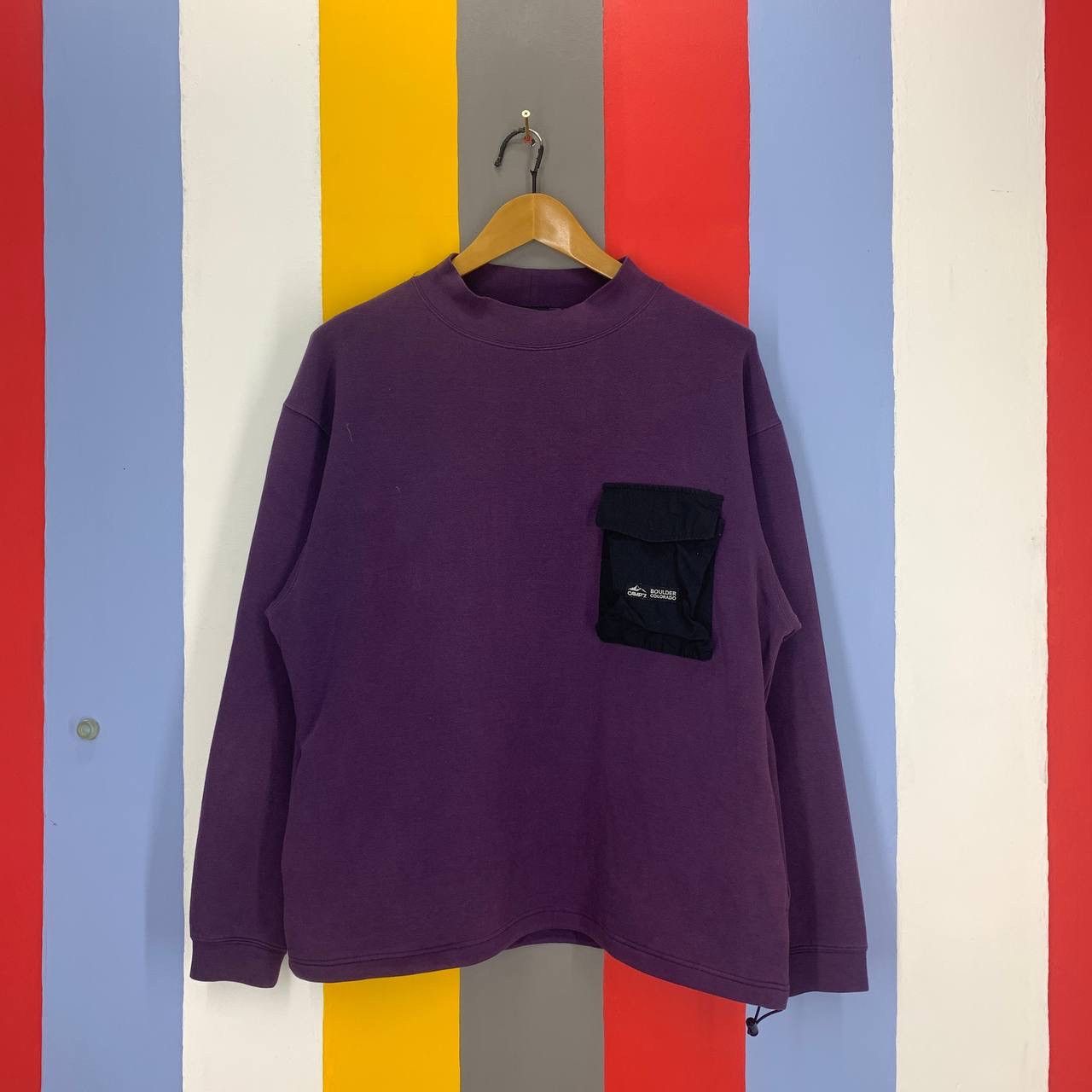 Japanese Brand CAMP 7 BOULDER COLORADO Sweatshirt / Jumper #2475/AN Size US L / EU 52-54 / 3 - 3 Thumbnail