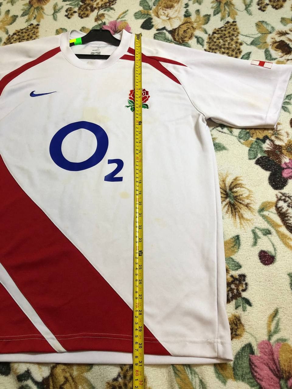 Nike NIKE MEN'S RUGBY UNION ENGLAND HOME SHIRT JERSEY Size US XL / EU 56 / 4 - 10 Thumbnail