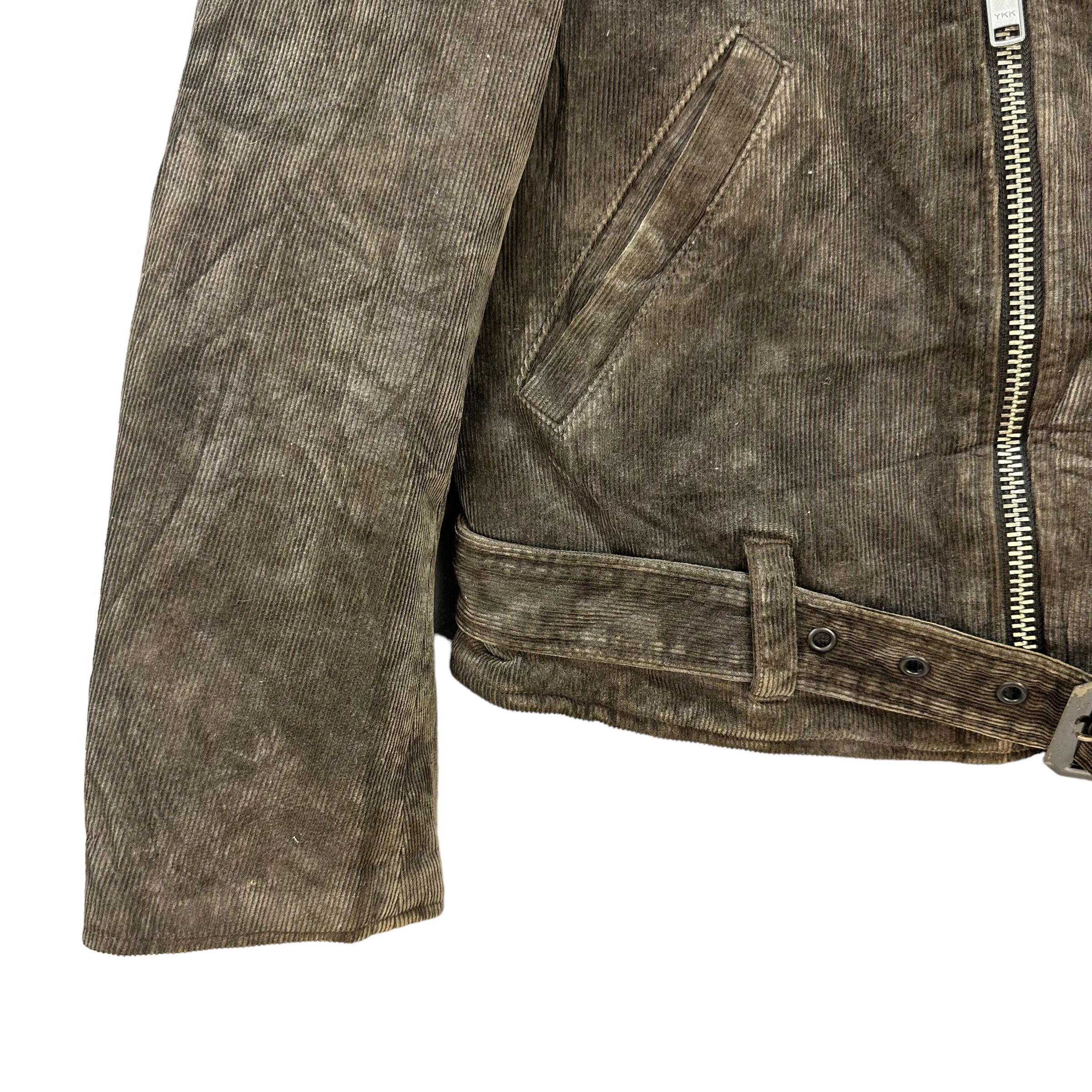Journal Standard RARE DOUBLE COLLAR BELTED CORDUROY JACKET #8348-005 Size US L / EU 52-54 / 3 - 4 Thumbnail