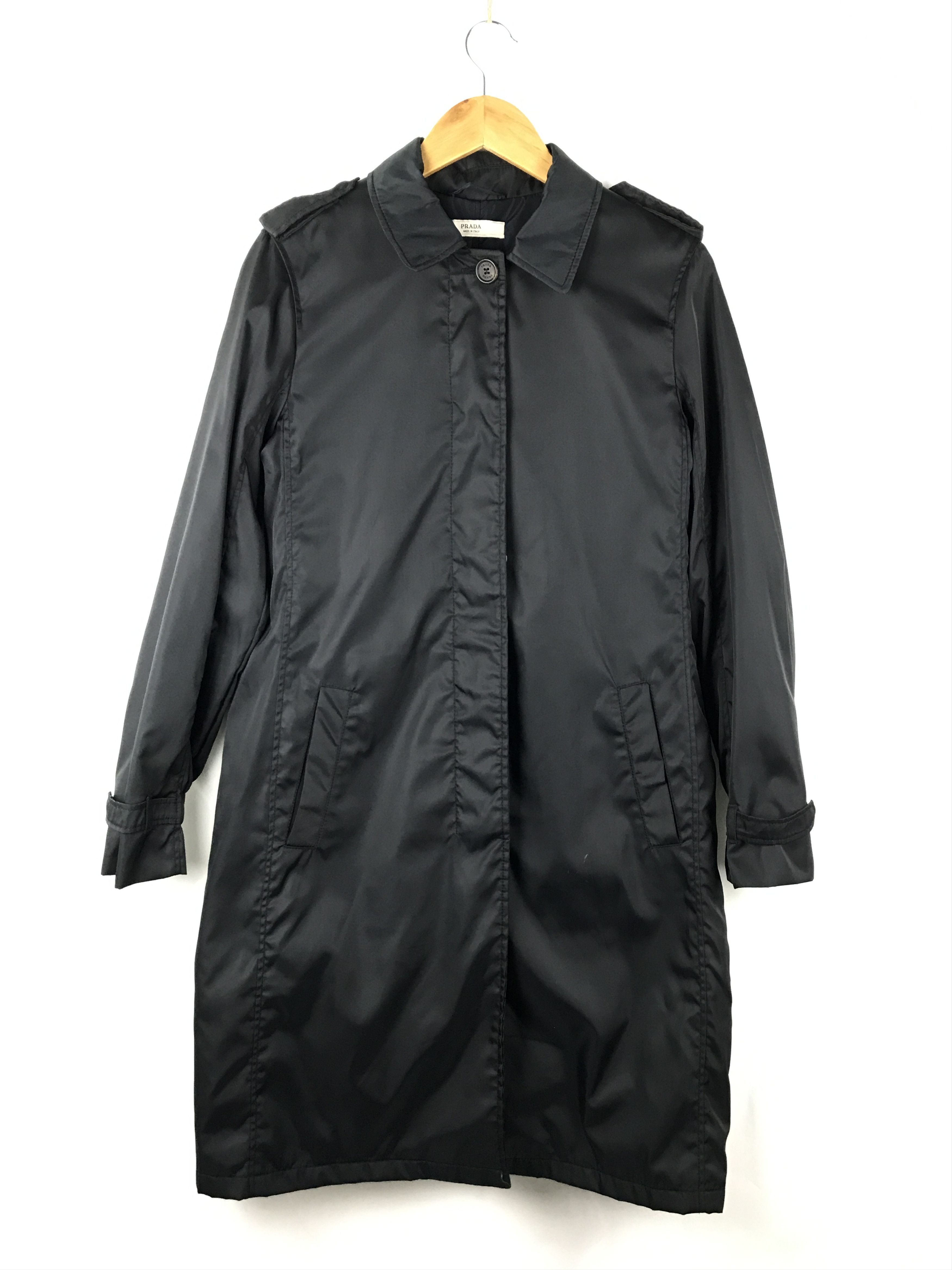 Prada PRADA Nylon Long Jacket | Grailed