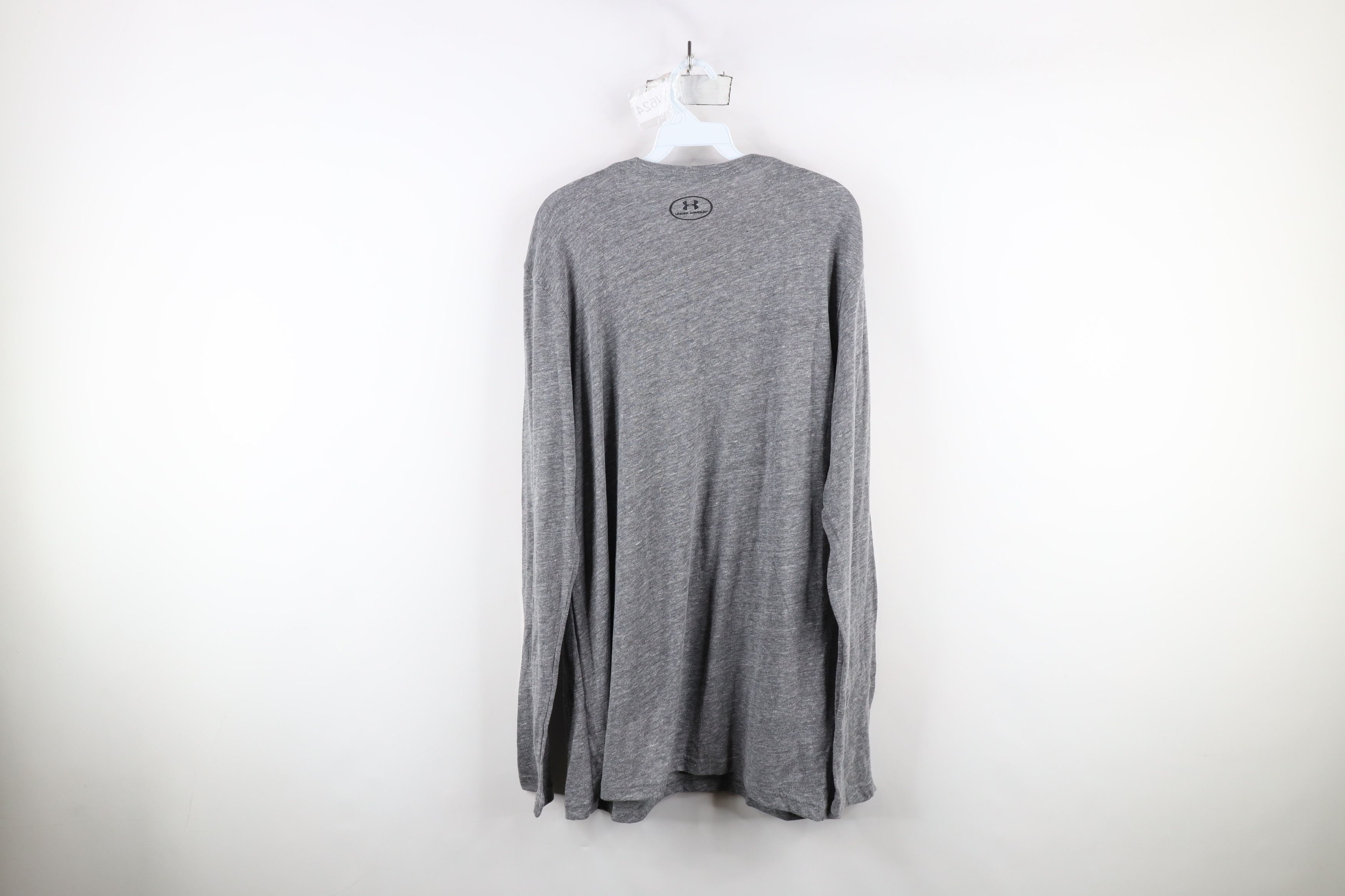 Under Armour × Vintage New Under Armour University Jersey Knit Long Sleeve T-Shirt Size US L / EU 52-54 / 3 - 11 Thumbnail
