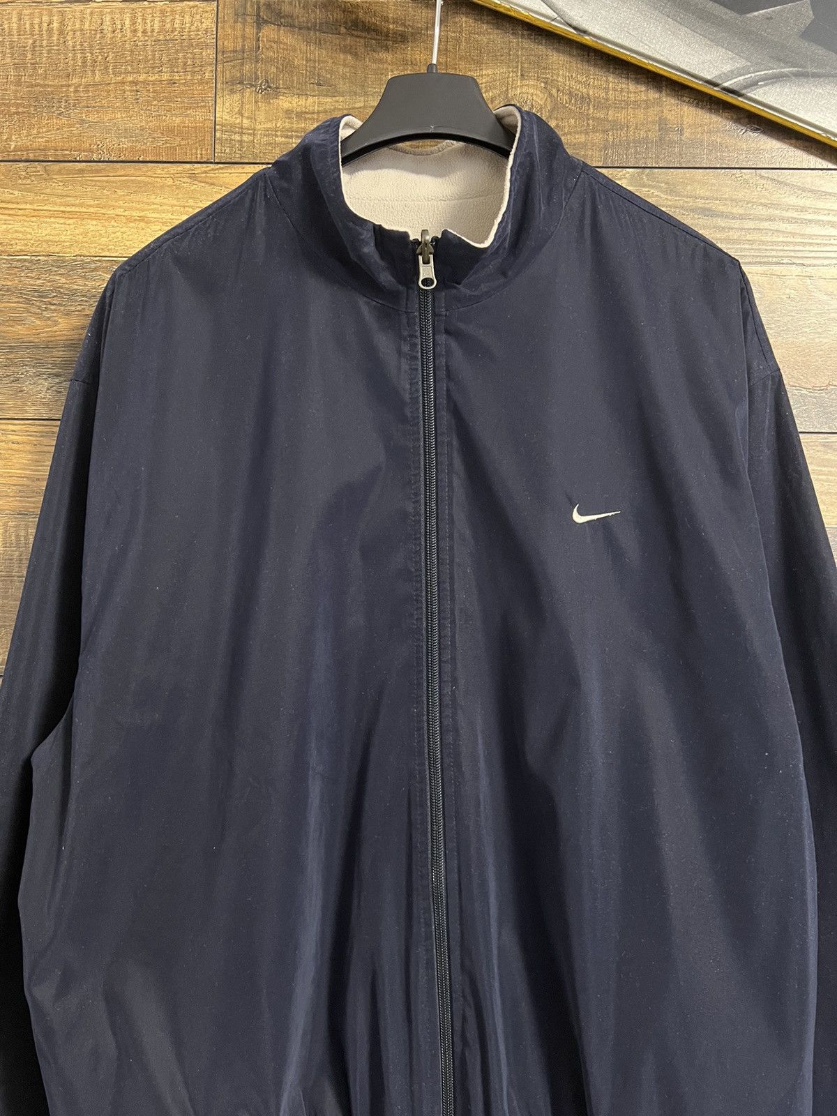 Nike NIKE GOLF Vintage Reversible Fleece/Nylon Jacket 90s 2 in 1 Size US L / EU 52-54 / 3 - 3 Thumbnail