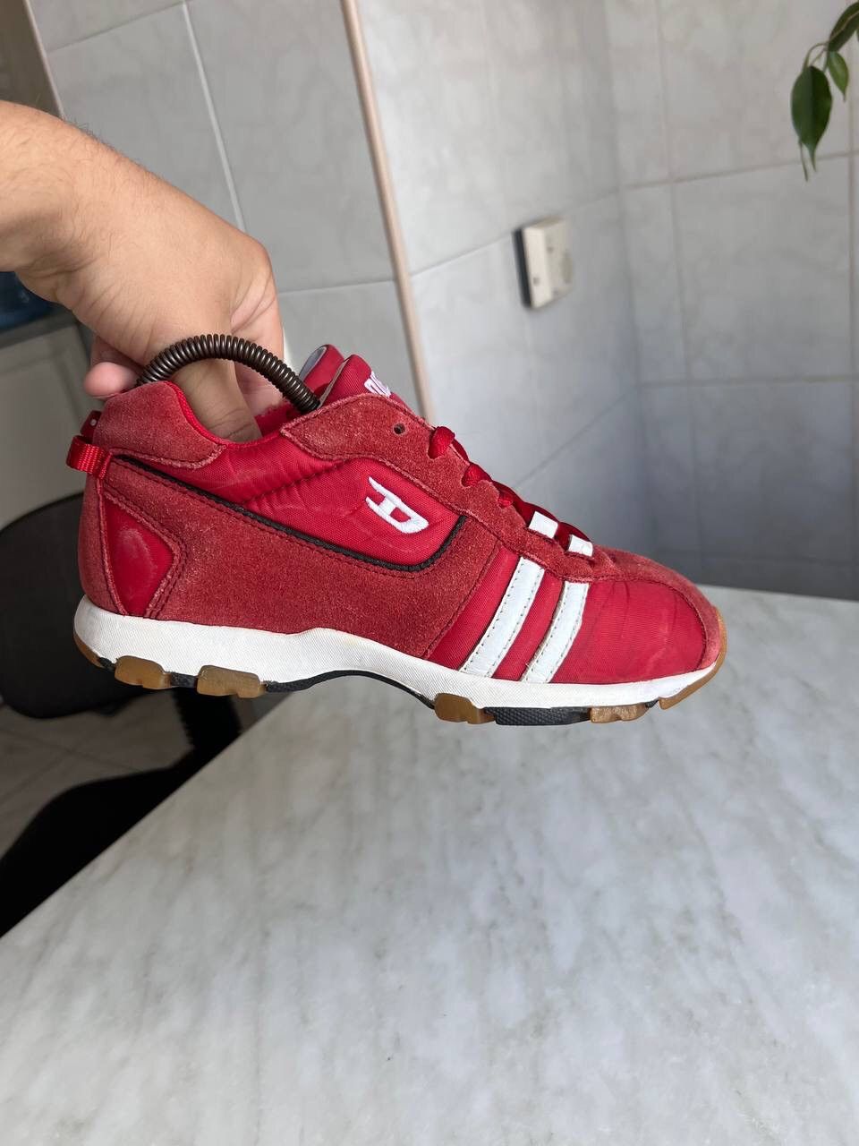 Diesel Vintage Logo Diesel Sneakers Avant Garde Moto Style 2000s Size US 5 / EU 37 - 3 Thumbnail