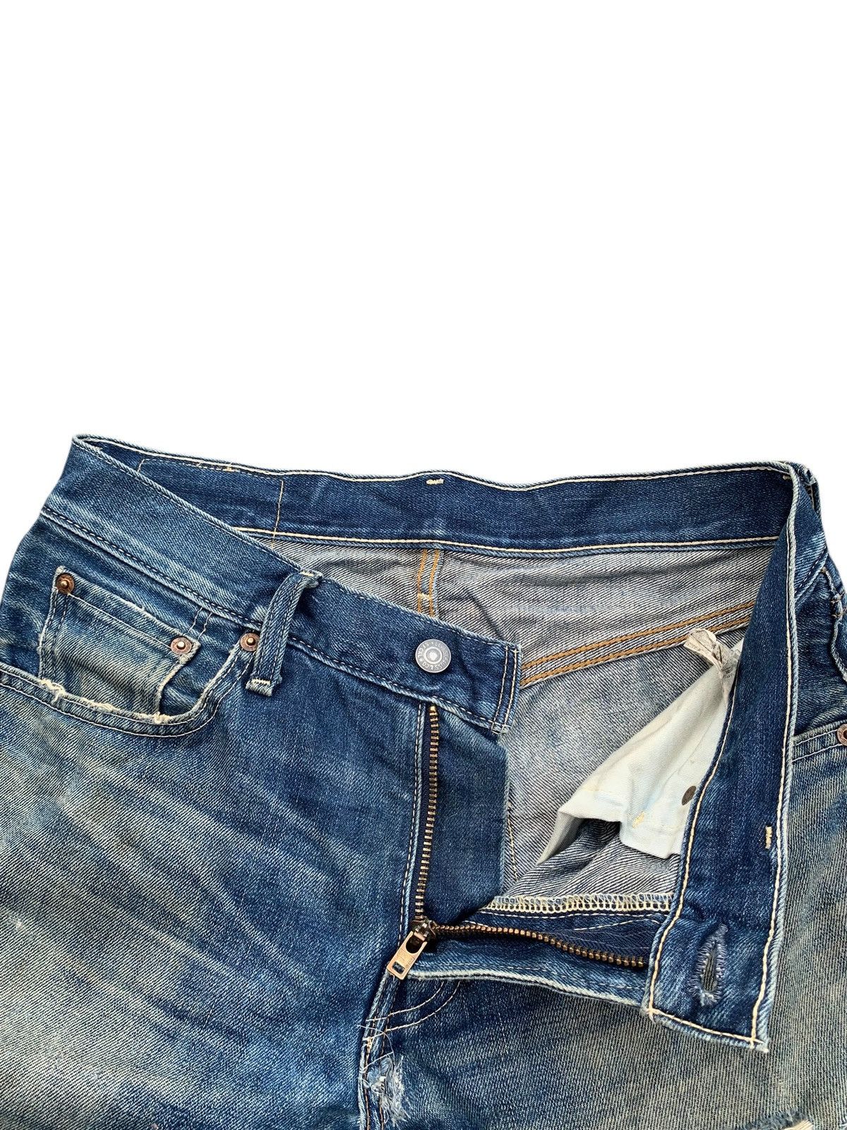 Levi's LEVIS 502 FADED & RUSTY DISTRESSED DENIM Size US 30 / EU 46 - 10 Thumbnail