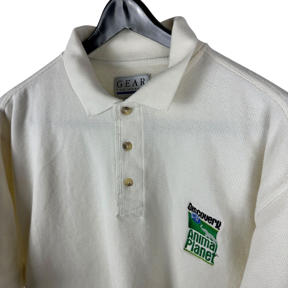Vintage Vintage 90s Discovery Channel Animal Planet Shirt Size US L / EU 52-54 / 3 - 6 Thumbnail